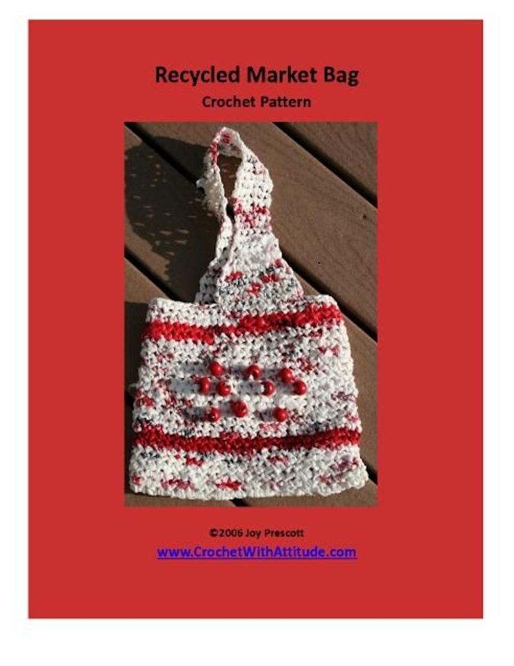 Recycled Plastic Shopping Bags Purse Crochet Pattern