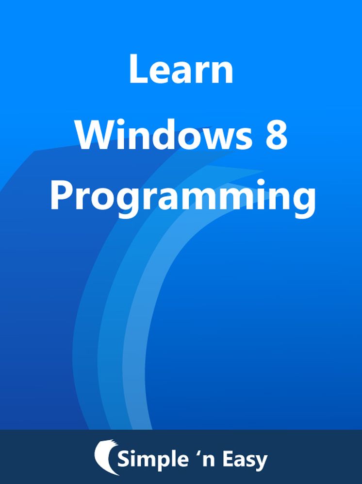 Windows 8 Programming