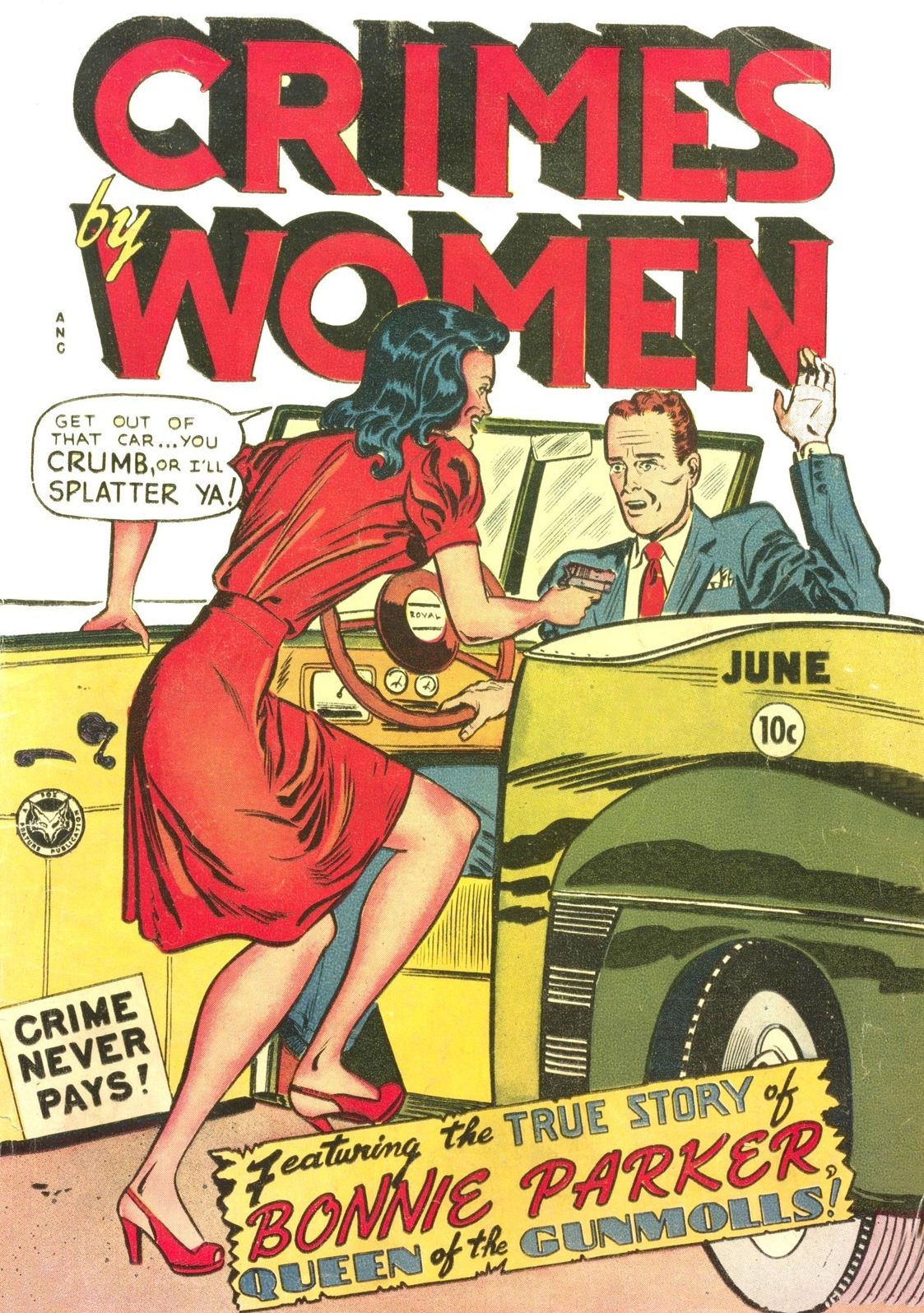Crimes By Women Number 1 Crime Comic Book