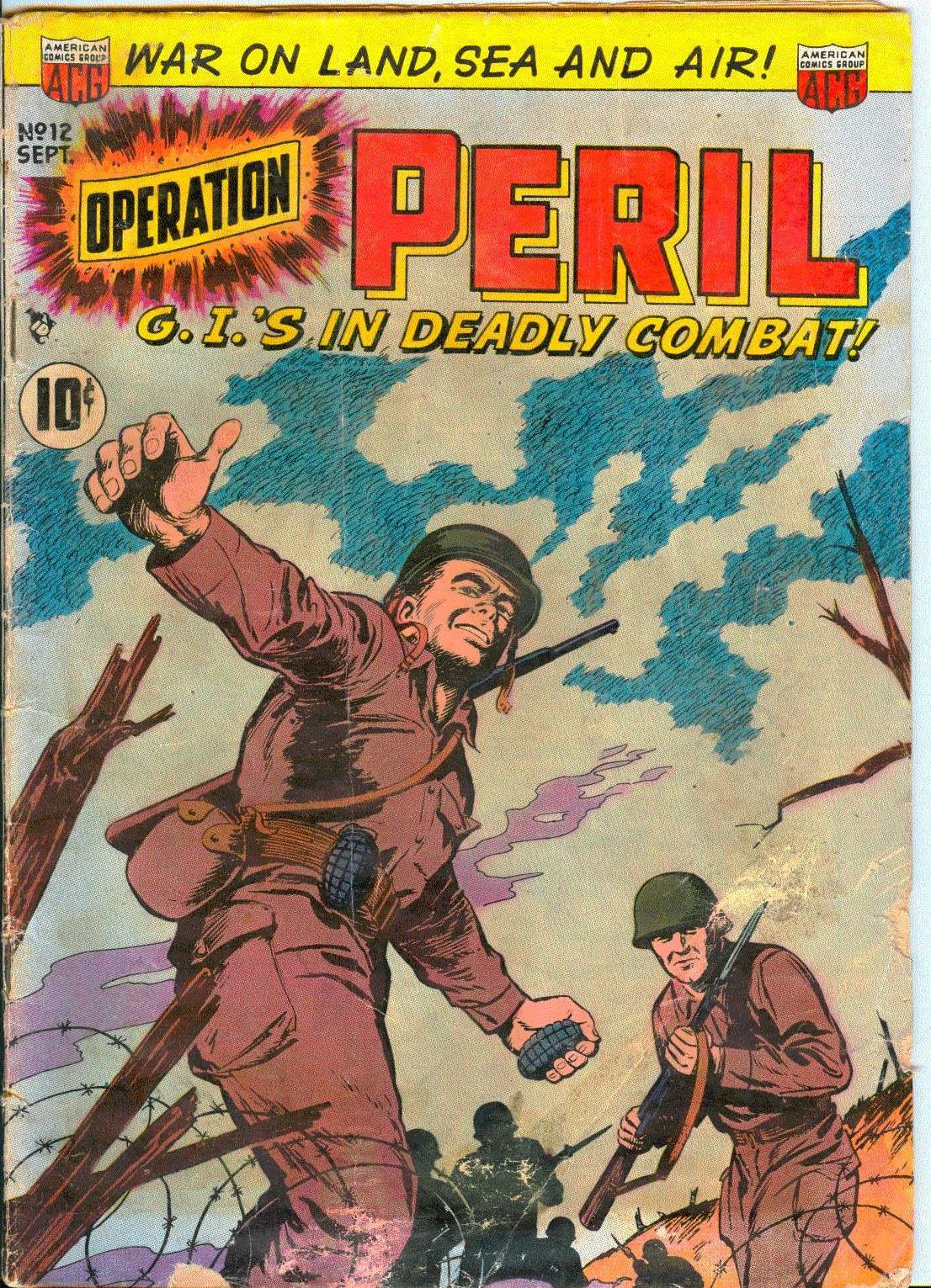 Operation Peril Number 12 Golden Age Comic Book