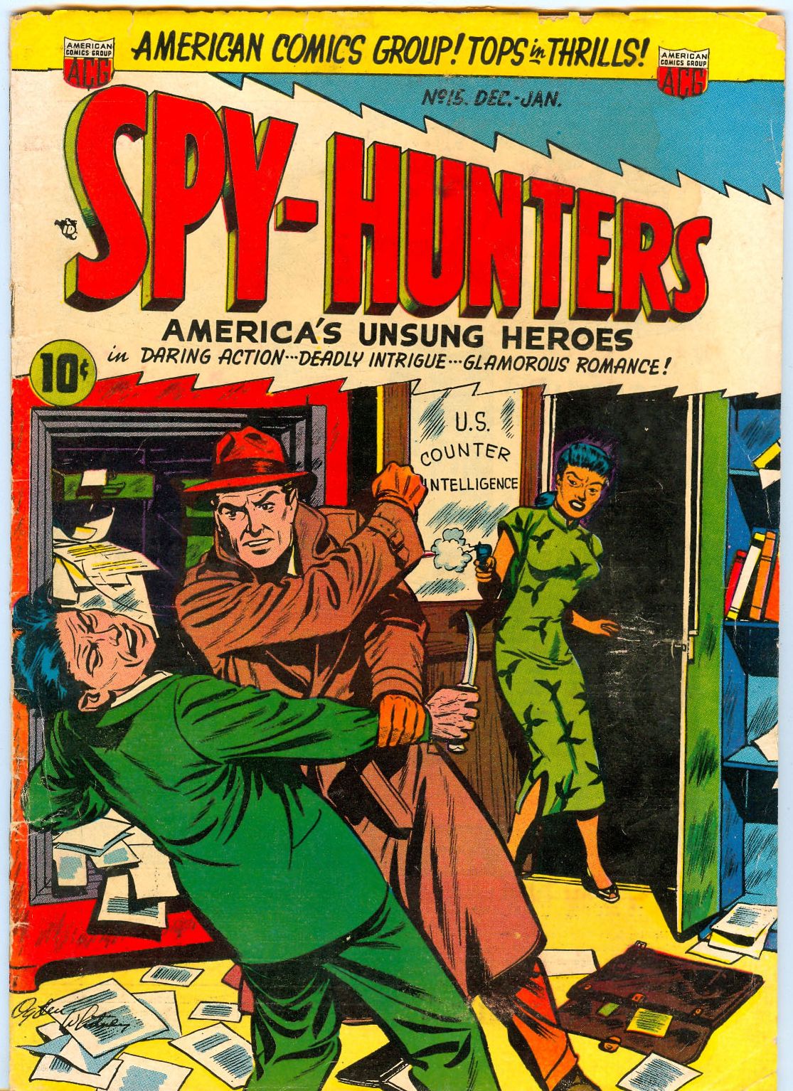 Spy-Hunters Number 15 War Comic Book