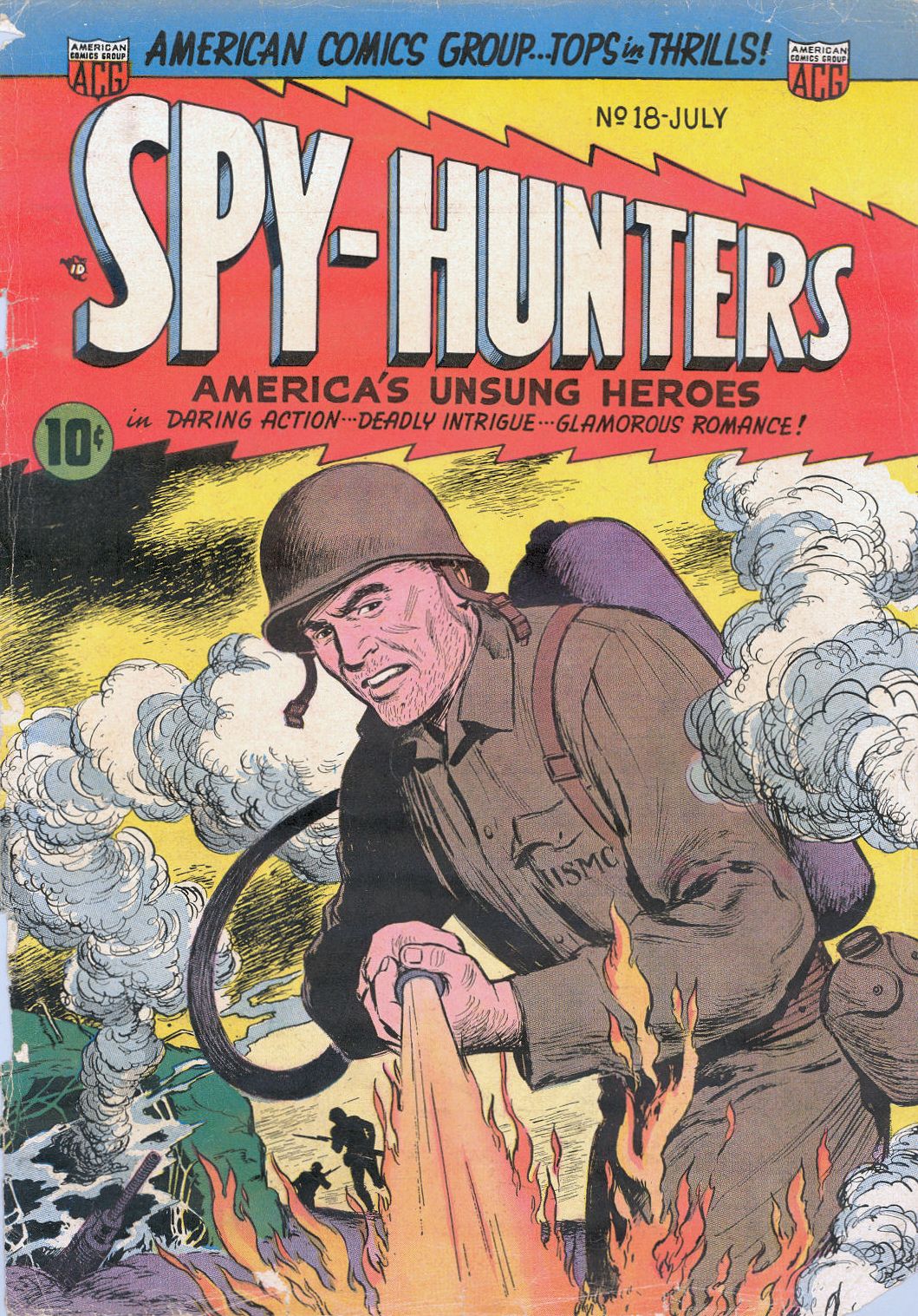 Spy-Hunters Number 18 War Comic Book