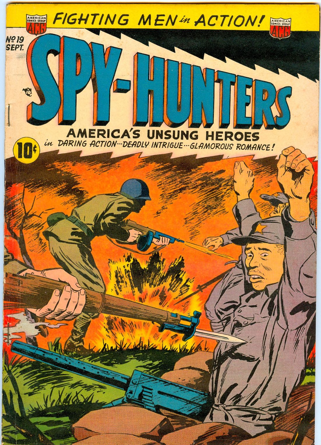 Spy-Hunters Number 19 War Comic Book