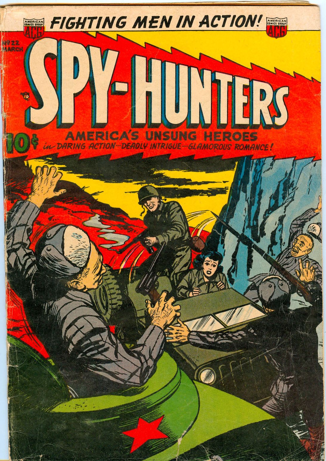 Spy-Hunters Number 22 War Comic Book