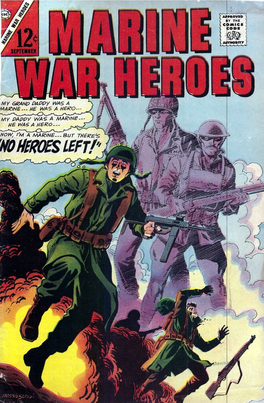 Marine War Heroes Number 15 War Comic Book