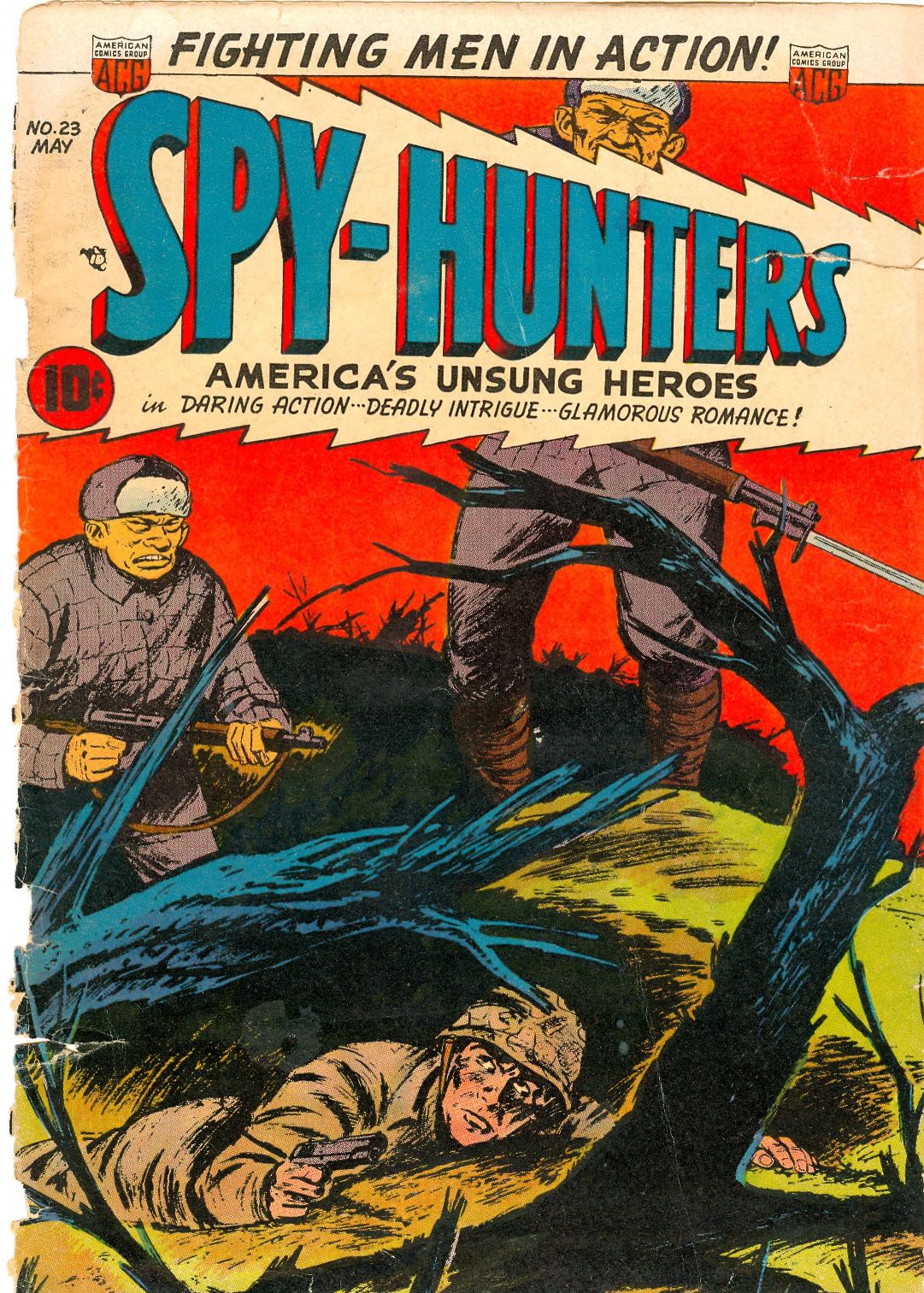 Spy-Hunters Number 23 War Comic Book
