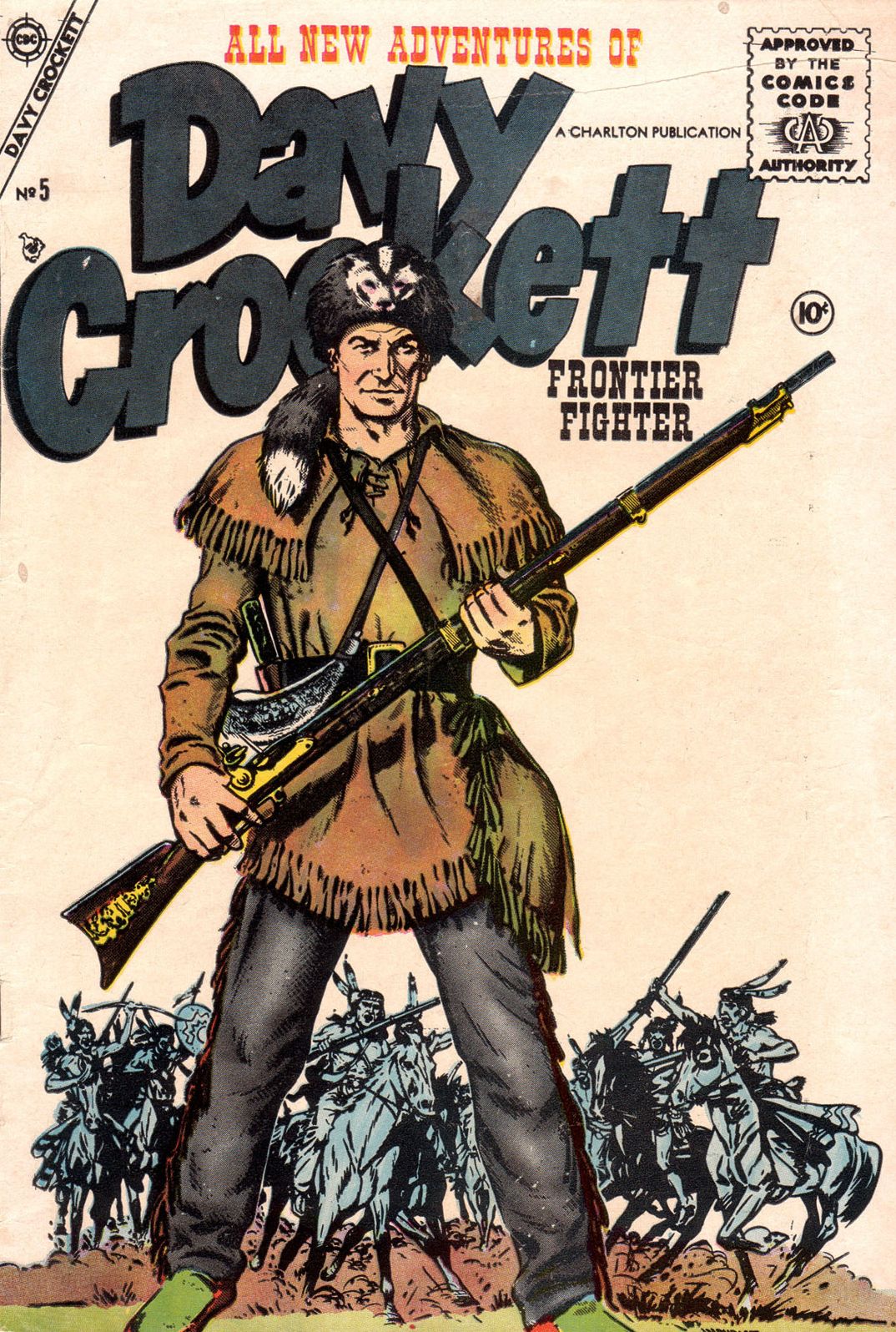 Davy Crockett Number 5 Western Comic Book