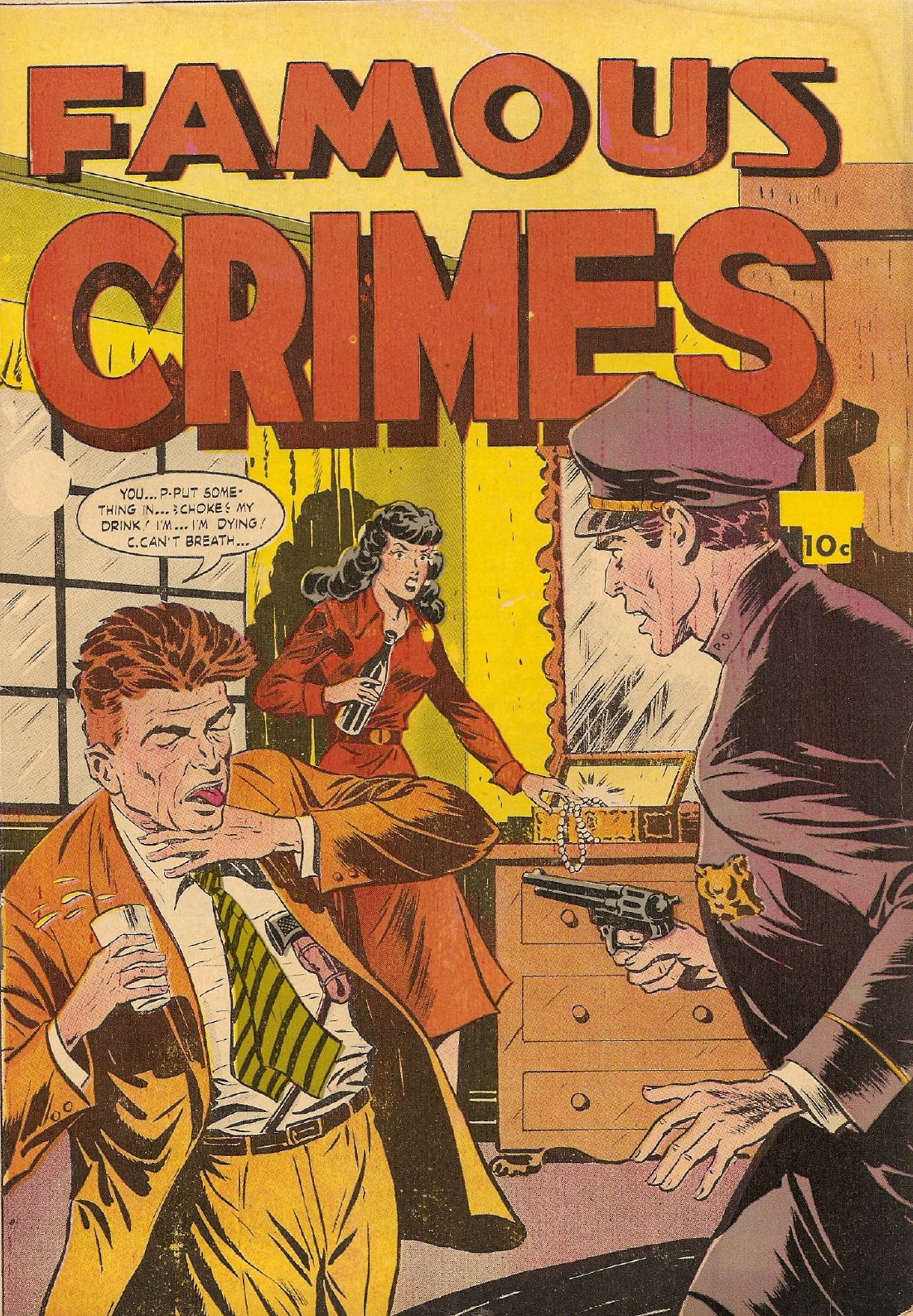 Famous Crimes Number 51 Crime Comic Book