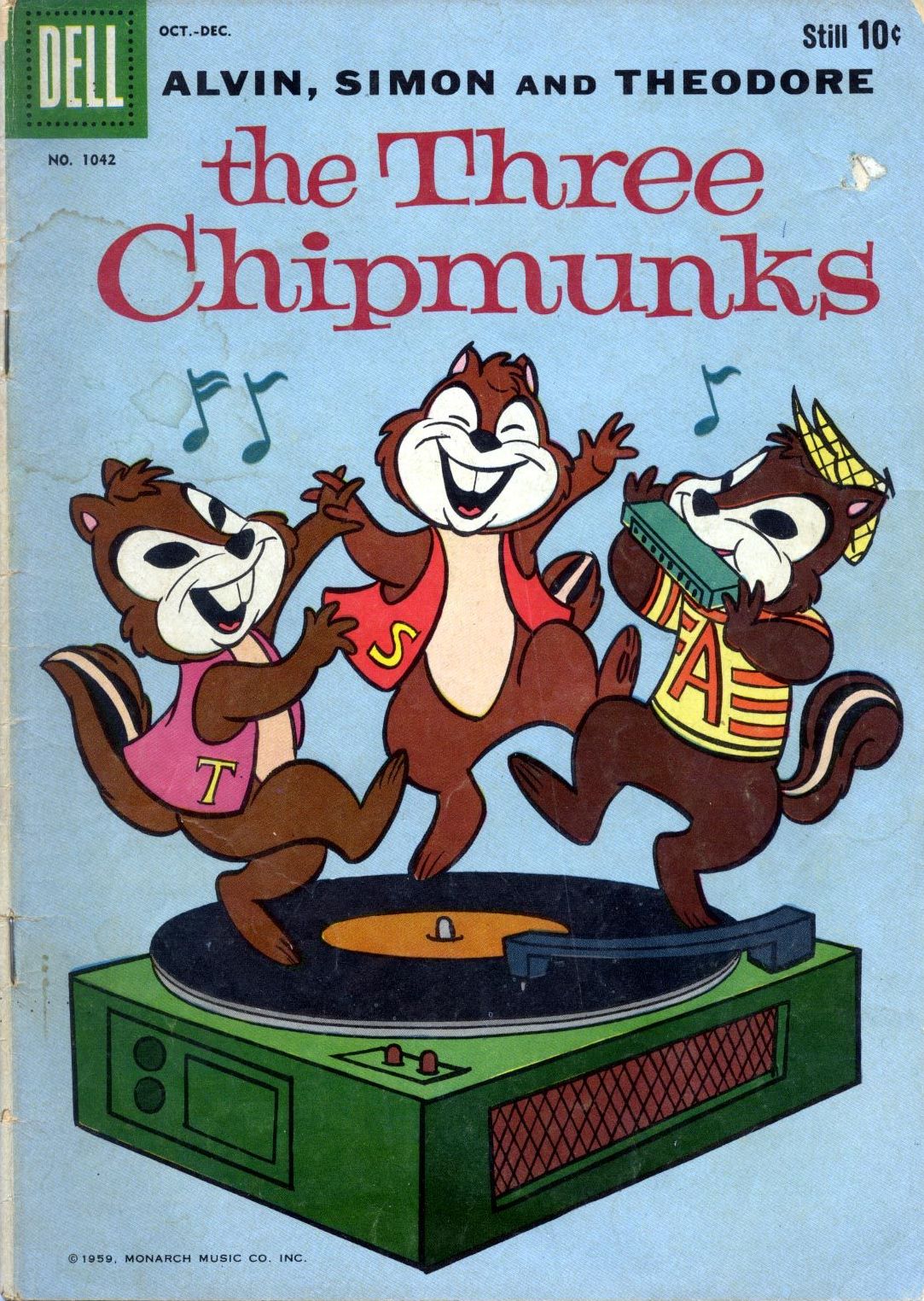 The Three Chipmunks Childrens Comic Book