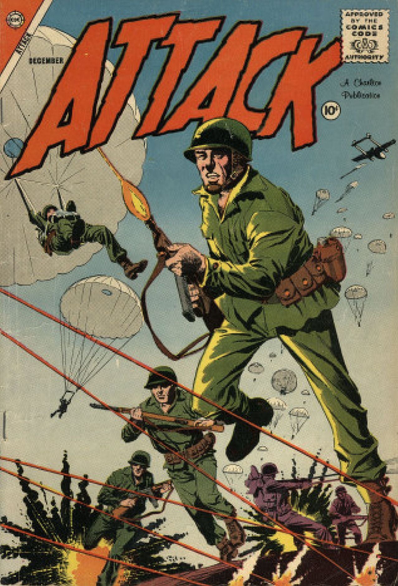 Attack Number 55 War Comic Book