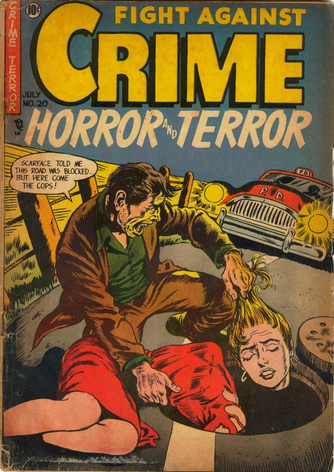 Fight Against Crime Number 20 Crime Comic Book