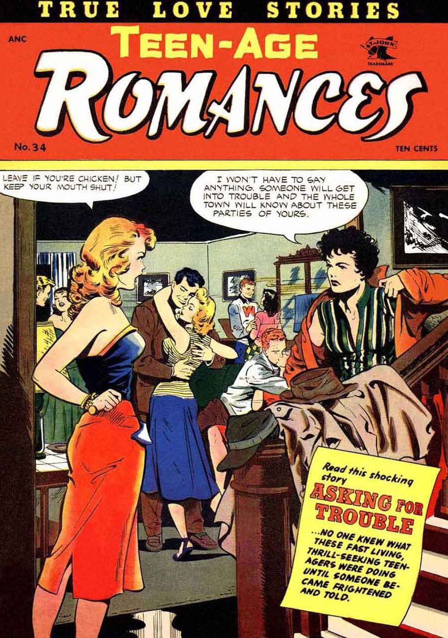 Teen Age Romances Number 34 Love Comic Book