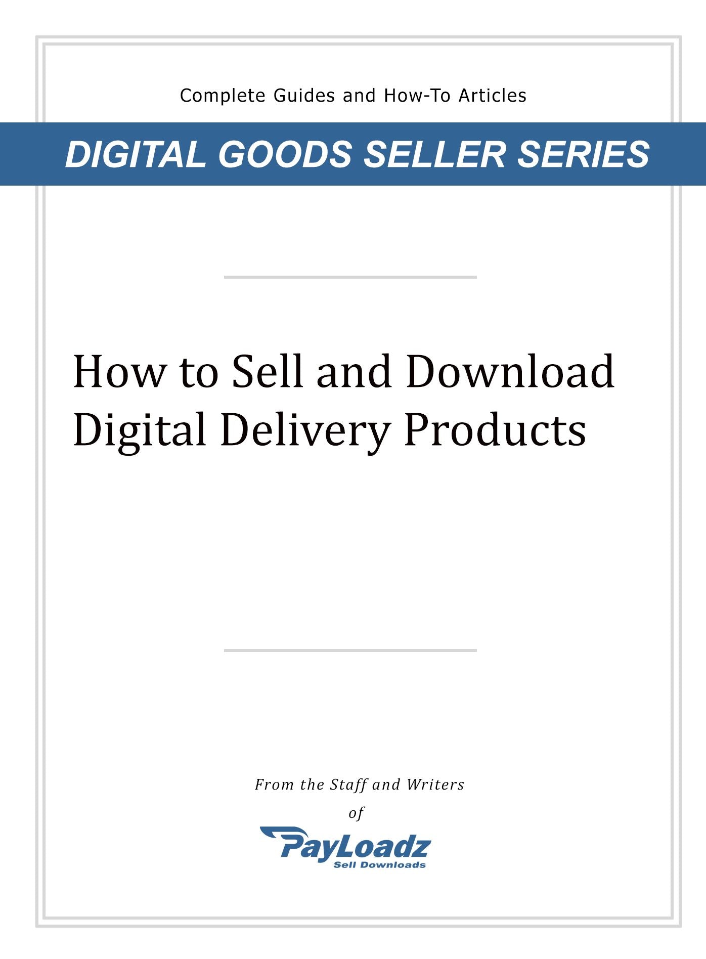 How to Sell and Download Digital Products