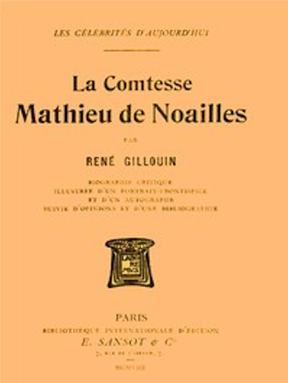 La Comtesse Mathieu de Noailles (Illustrated)