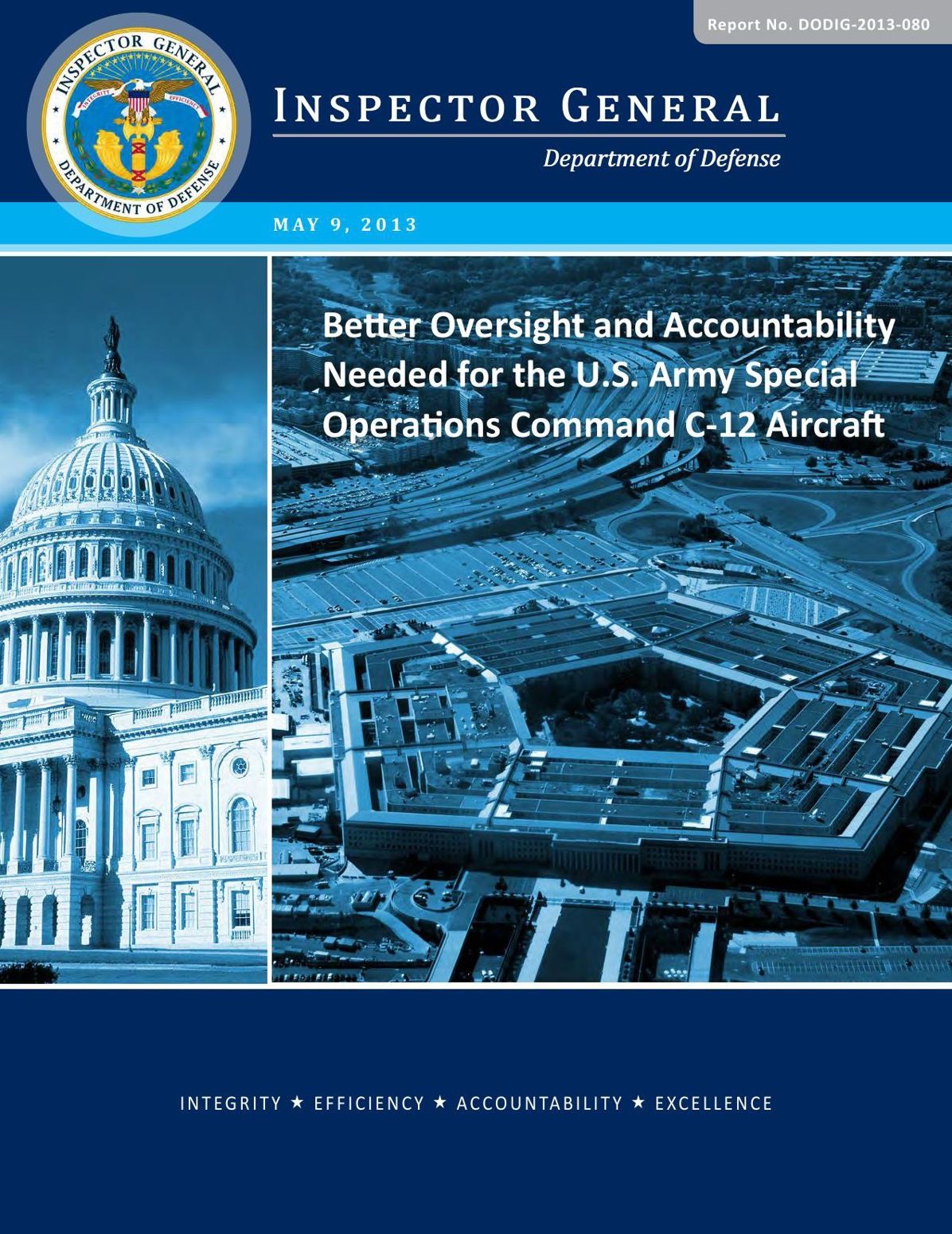 Better Oversight and Accountability Needed for the U.S. Army Special Operations Command C-12 Aircraft