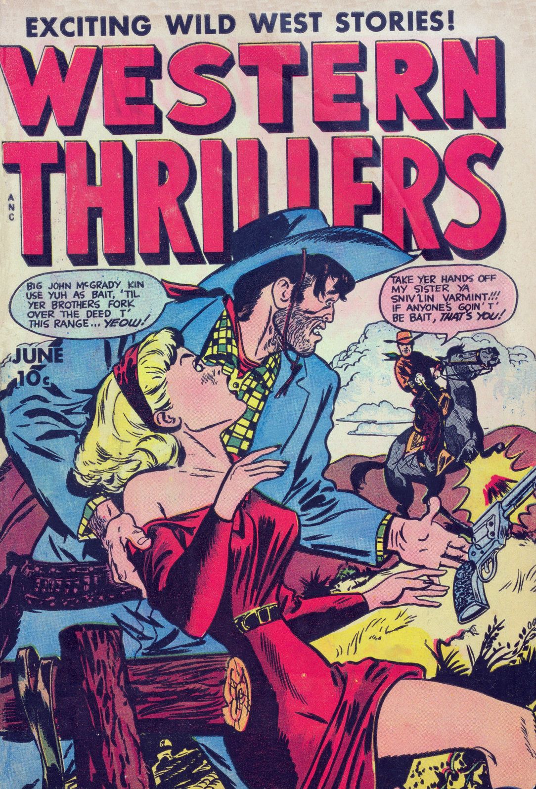 Western Thrillers Number 6 Western Comic Book