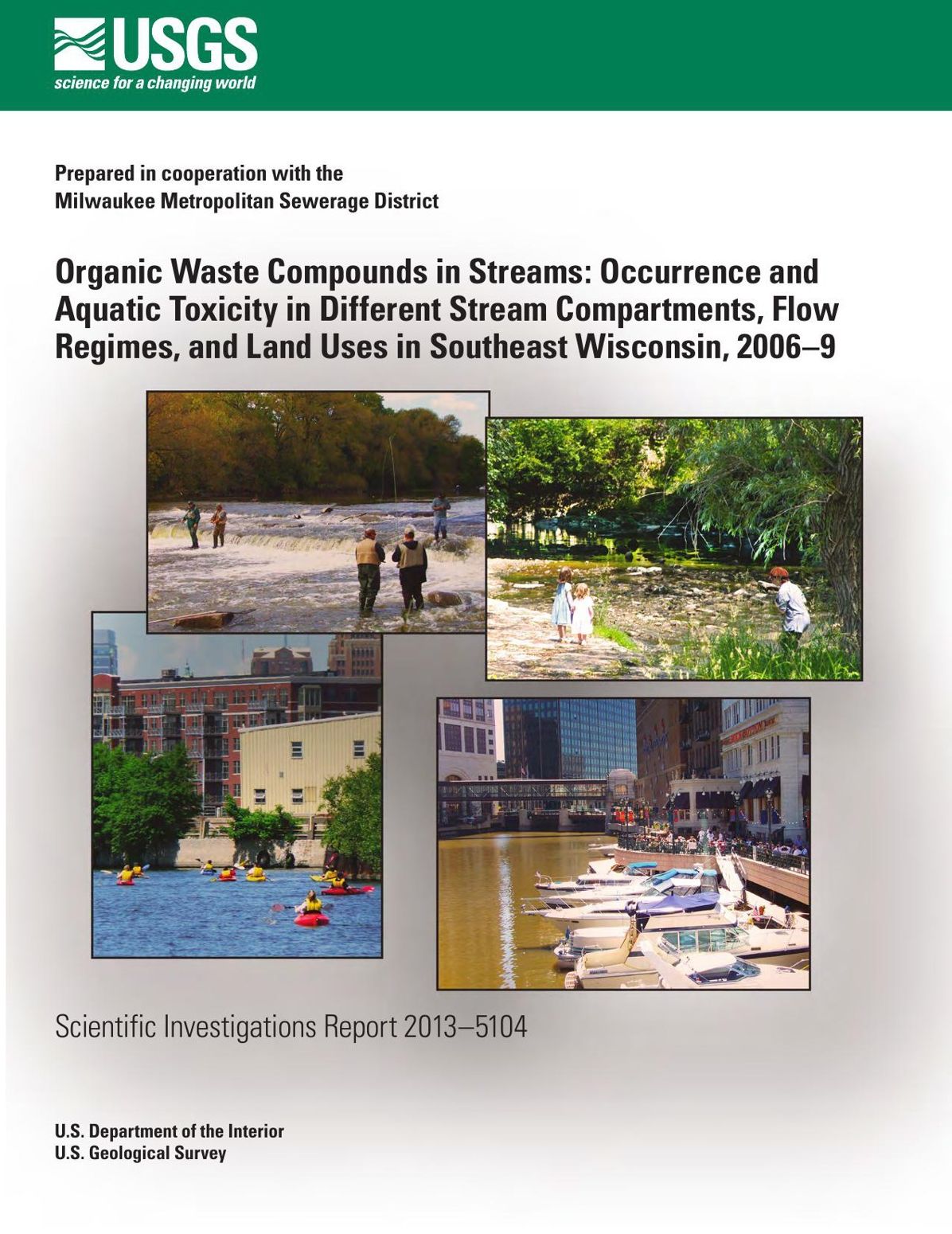 Organic Waste Compounds in Streams: Occurrence and Aquatic Toxicity in Different Stream Compartments, Flow Regimes, and Land Uses in Southeast Wisconsin (2006-2009)