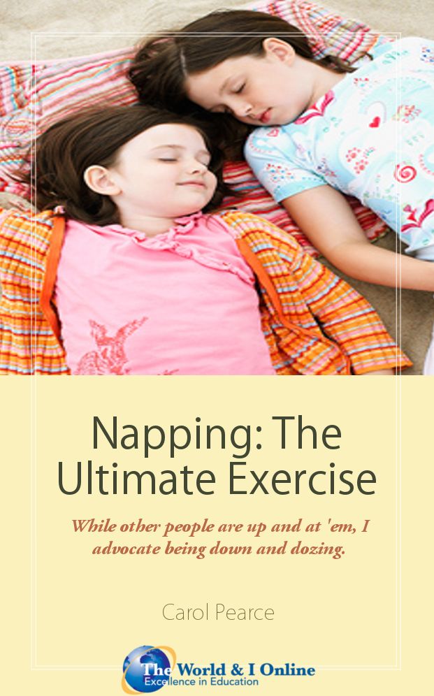 Napping: The Ultimate Exercise