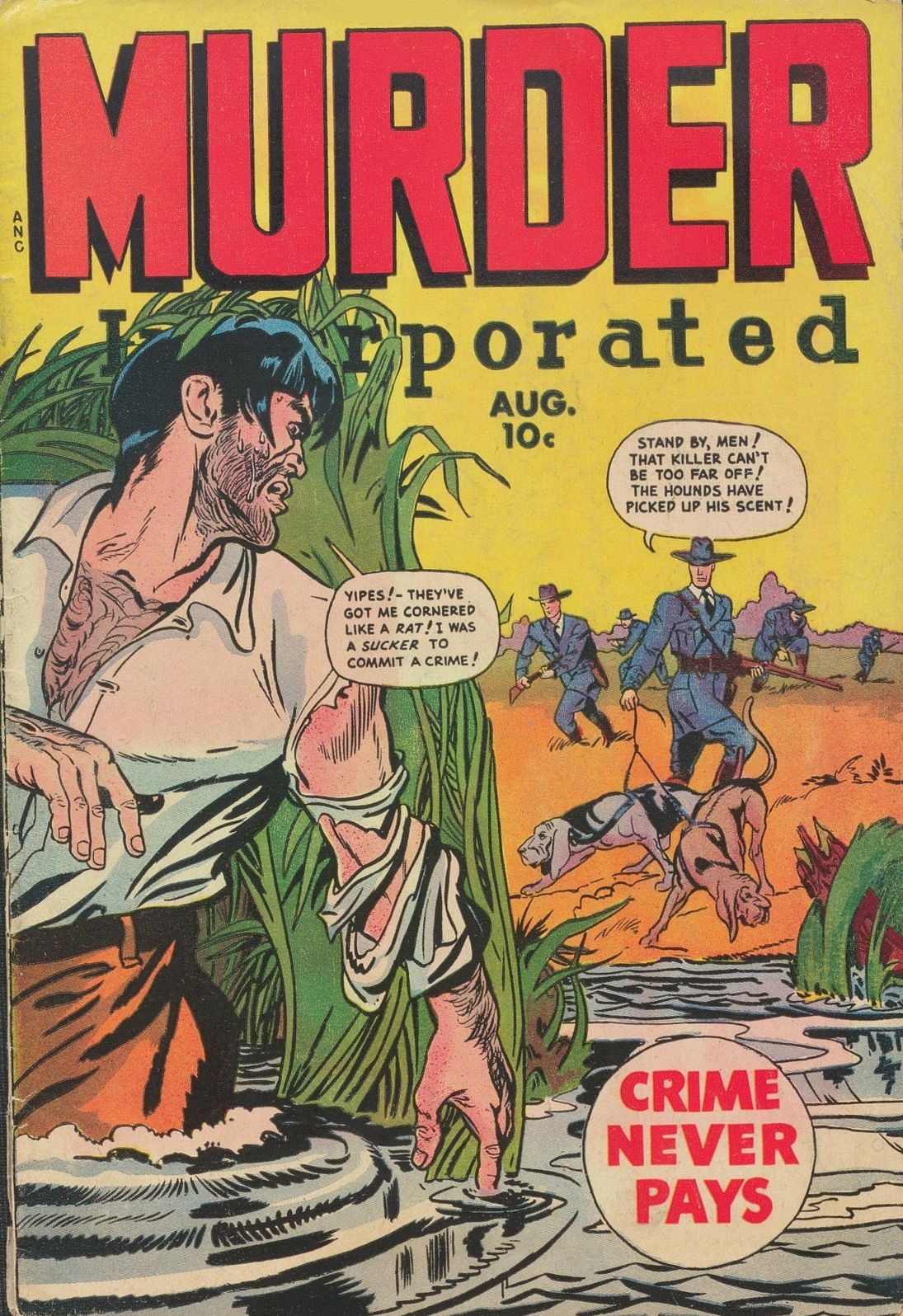 Murder Incorporated Number 13 Crime Comic Book