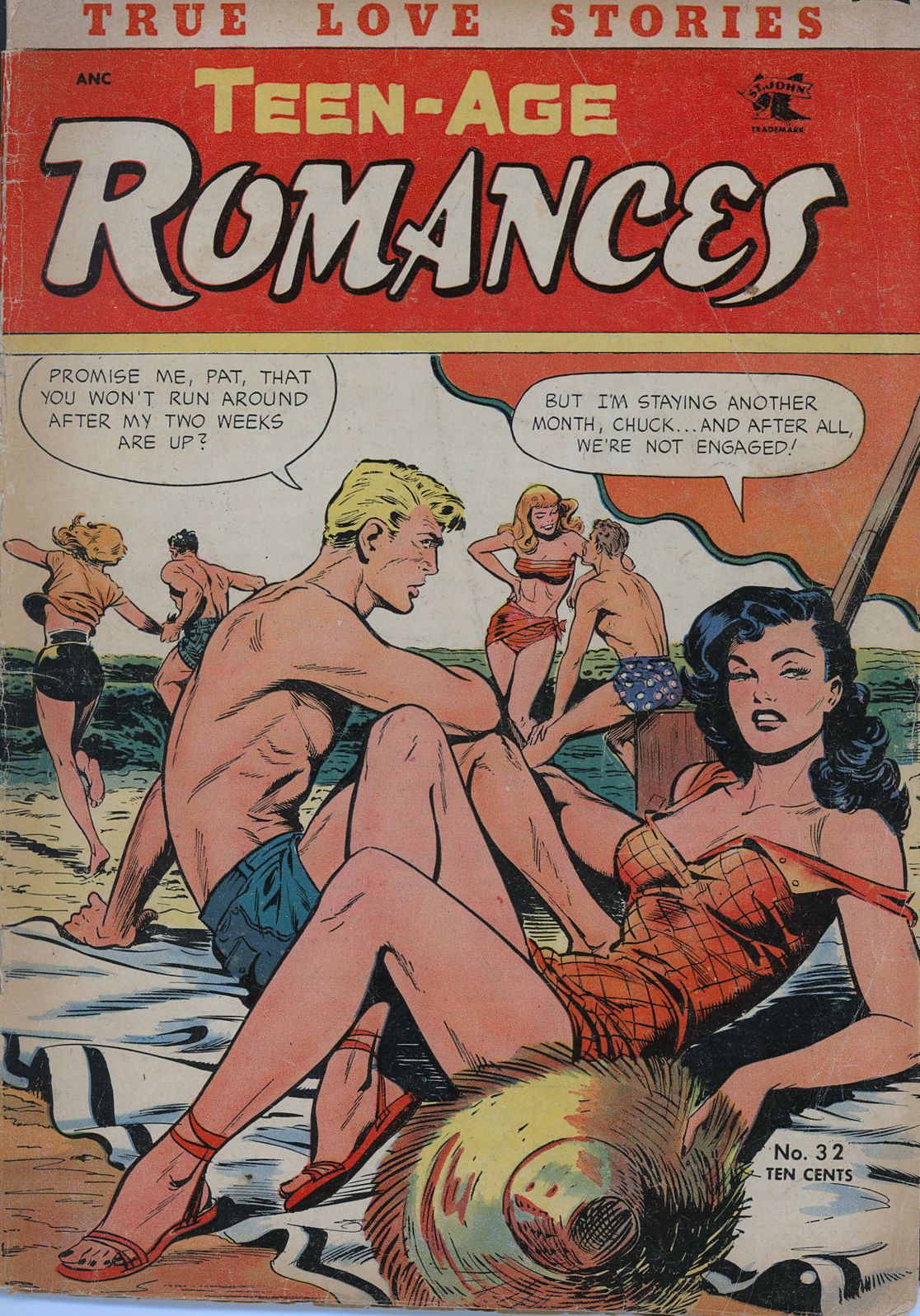 Teen Age Romances Number 32 Love Comic Book