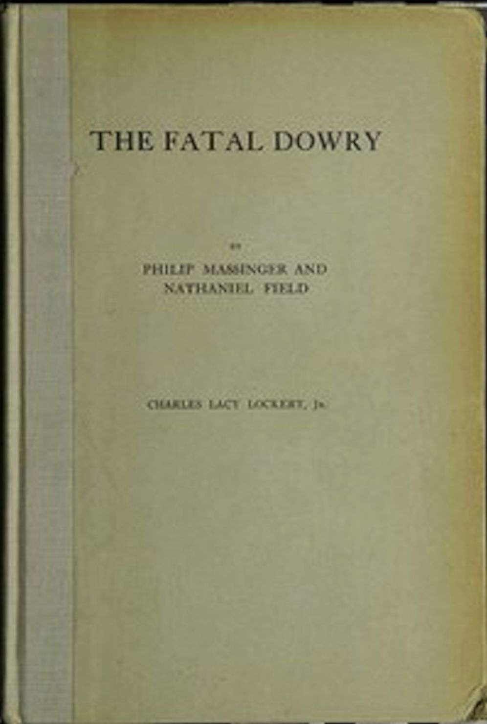 The Fatal Dowry