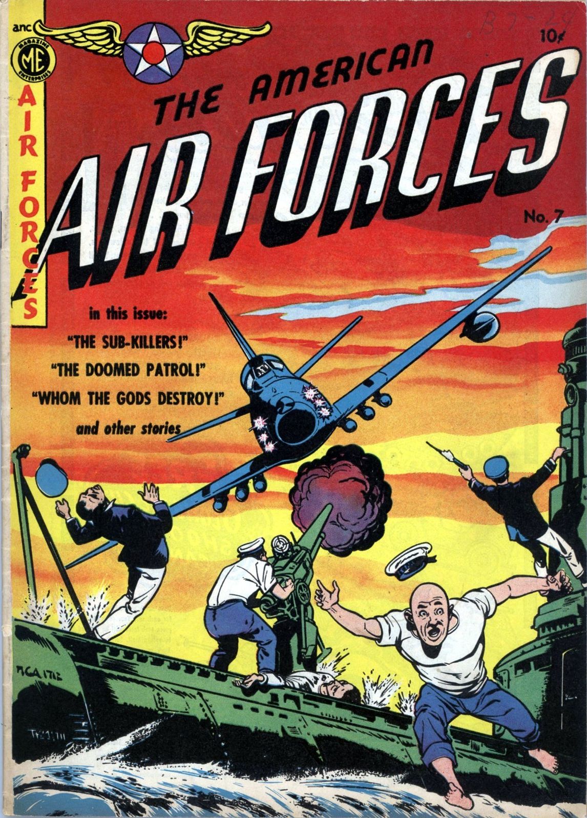 The American Air Forces Number 7 War Comic Book