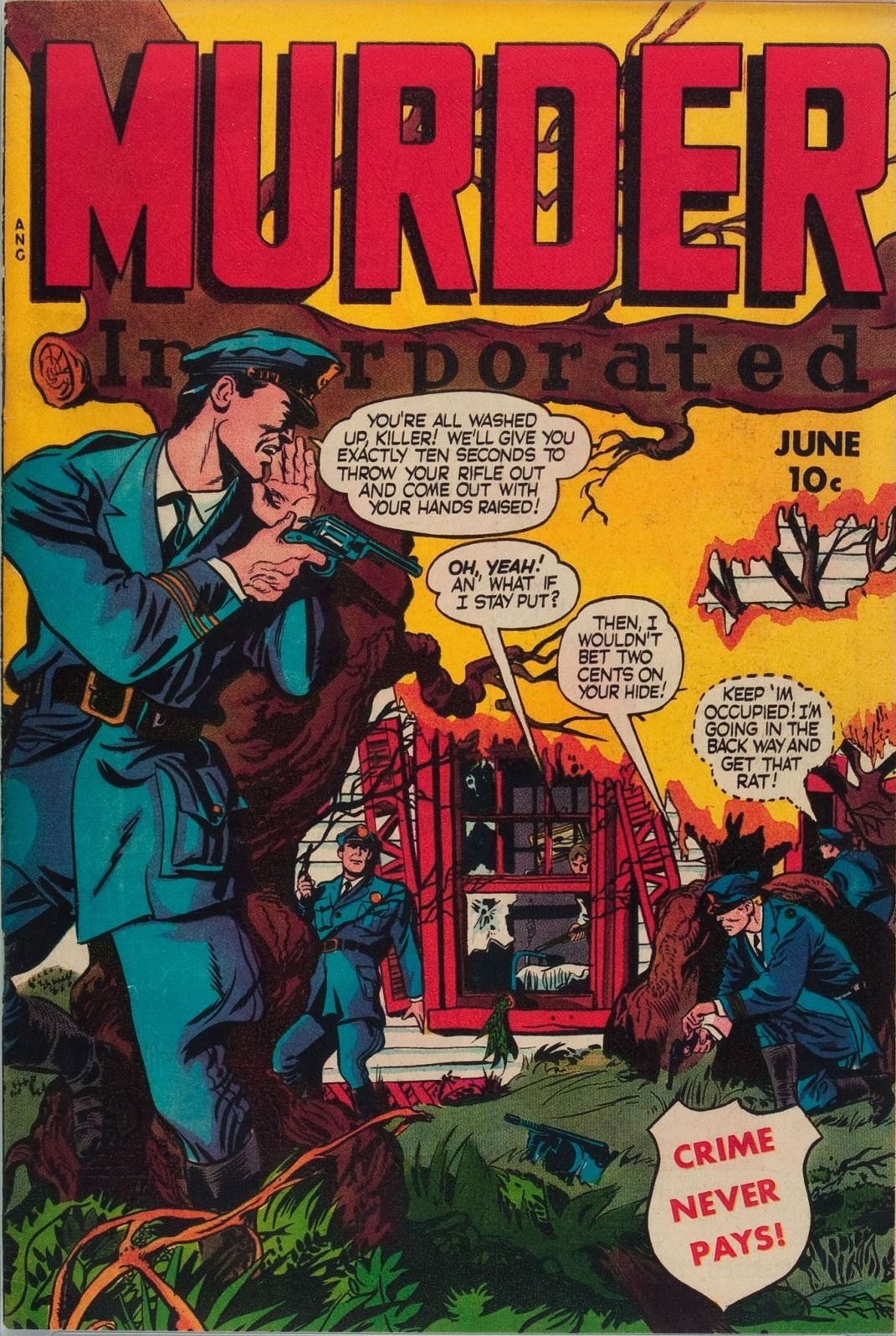 Murder Incorporated Number 11 Crime Comic Book