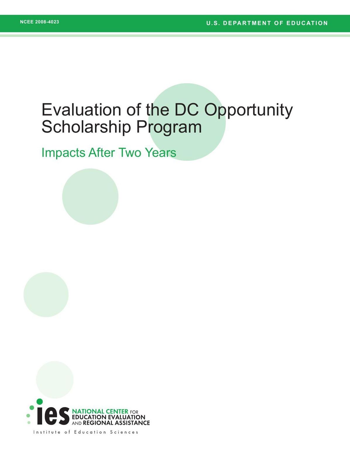 Evaluation of the DC Opportunity Scholarship Program Impacts After Two Years