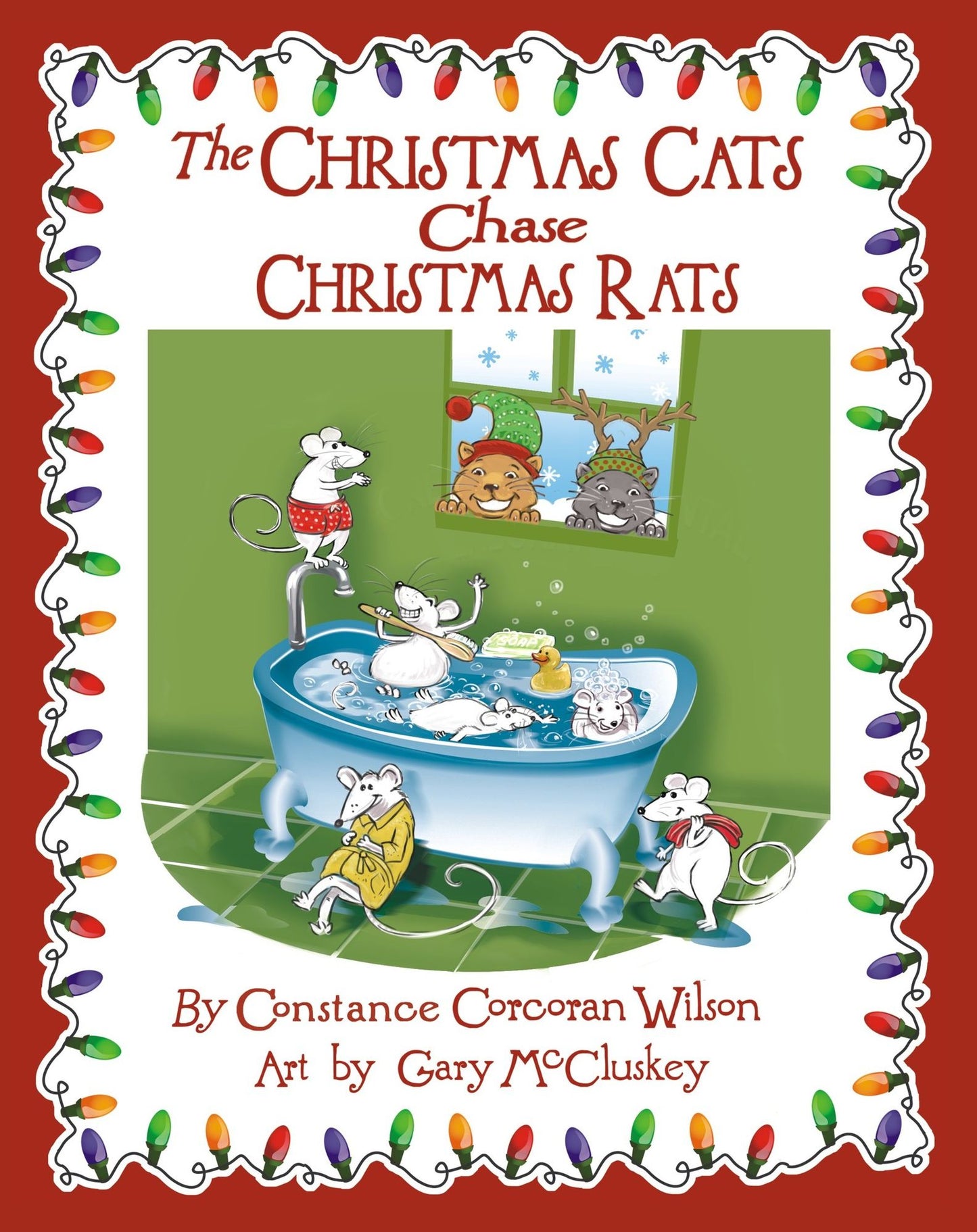 The Christmas Cats Chase Christmas Rats