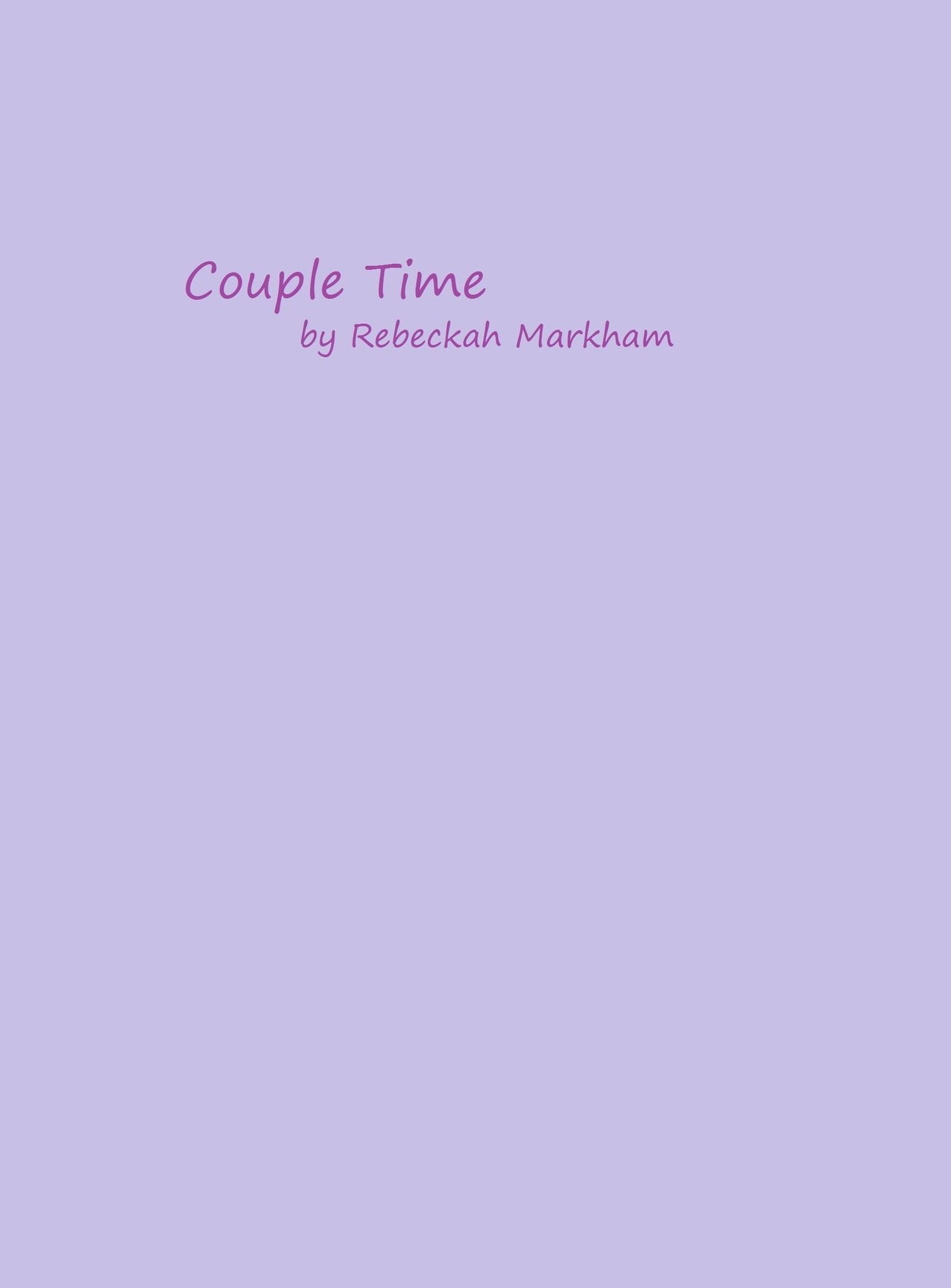 Couple Time
