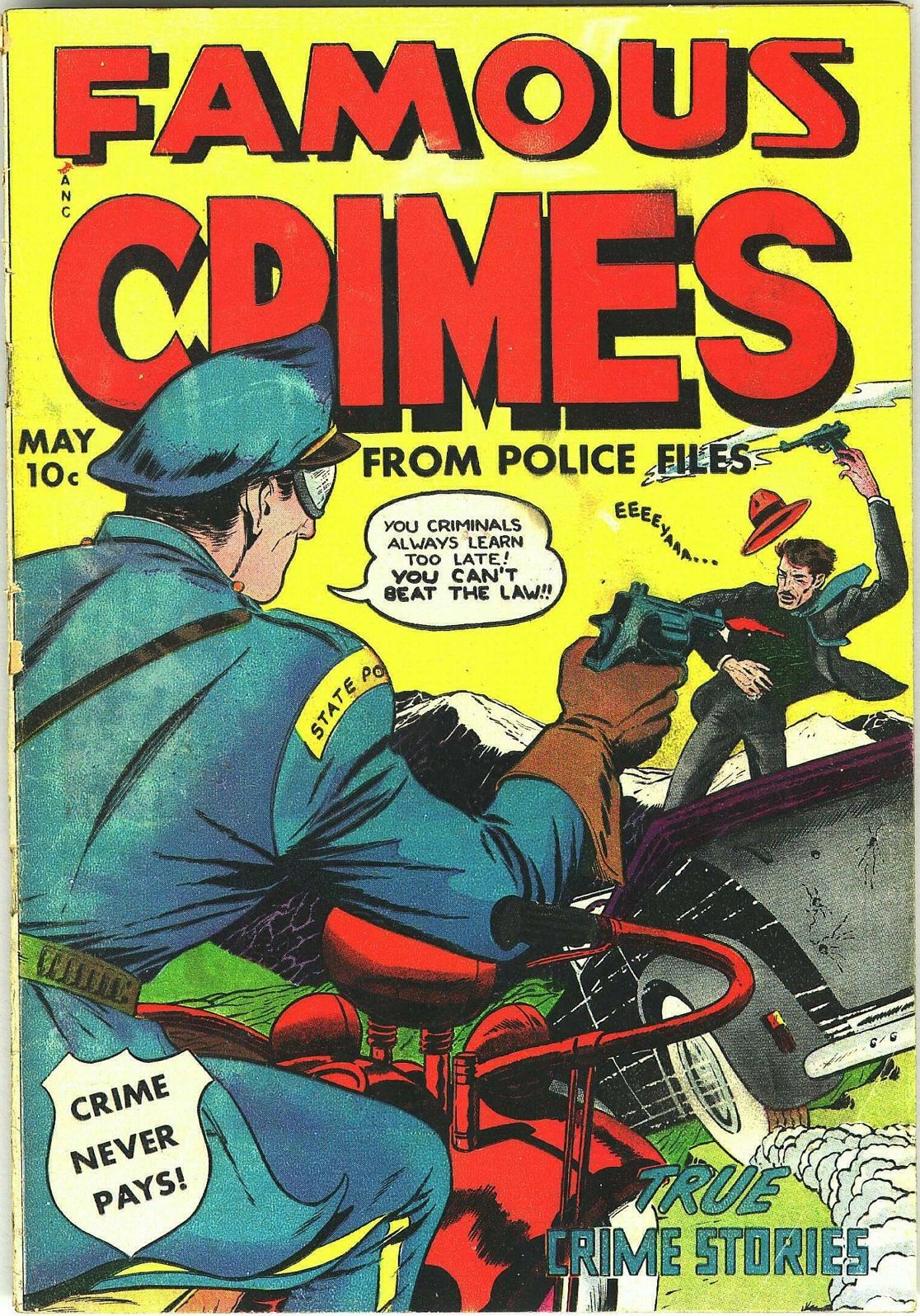 Famous Crimes Number 17 Crime Comic Book