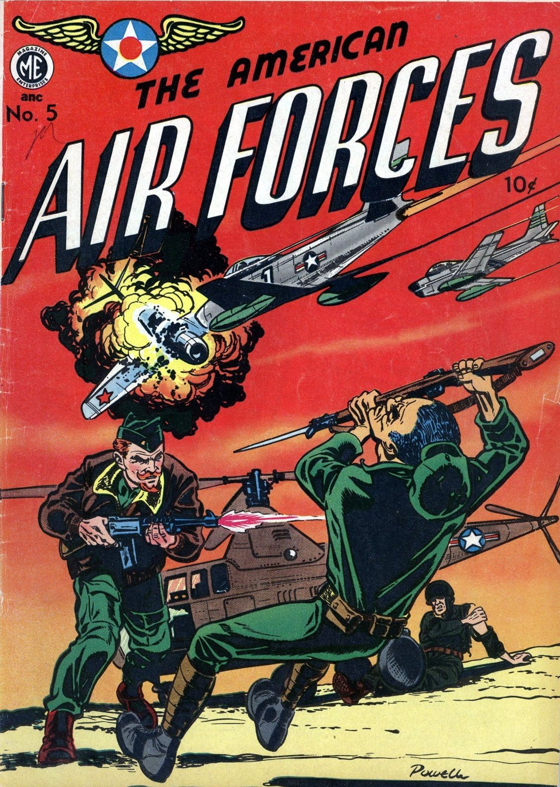 The American Air Forces Number 5 War Comic Book