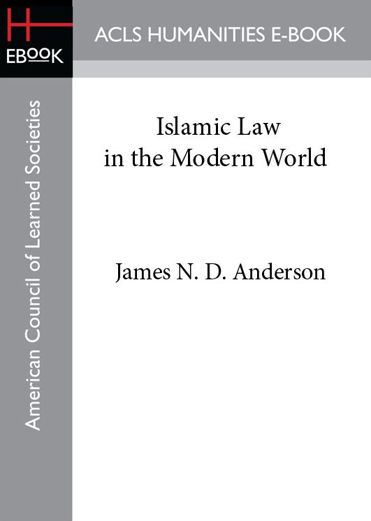 Islamic Law in the Modern World