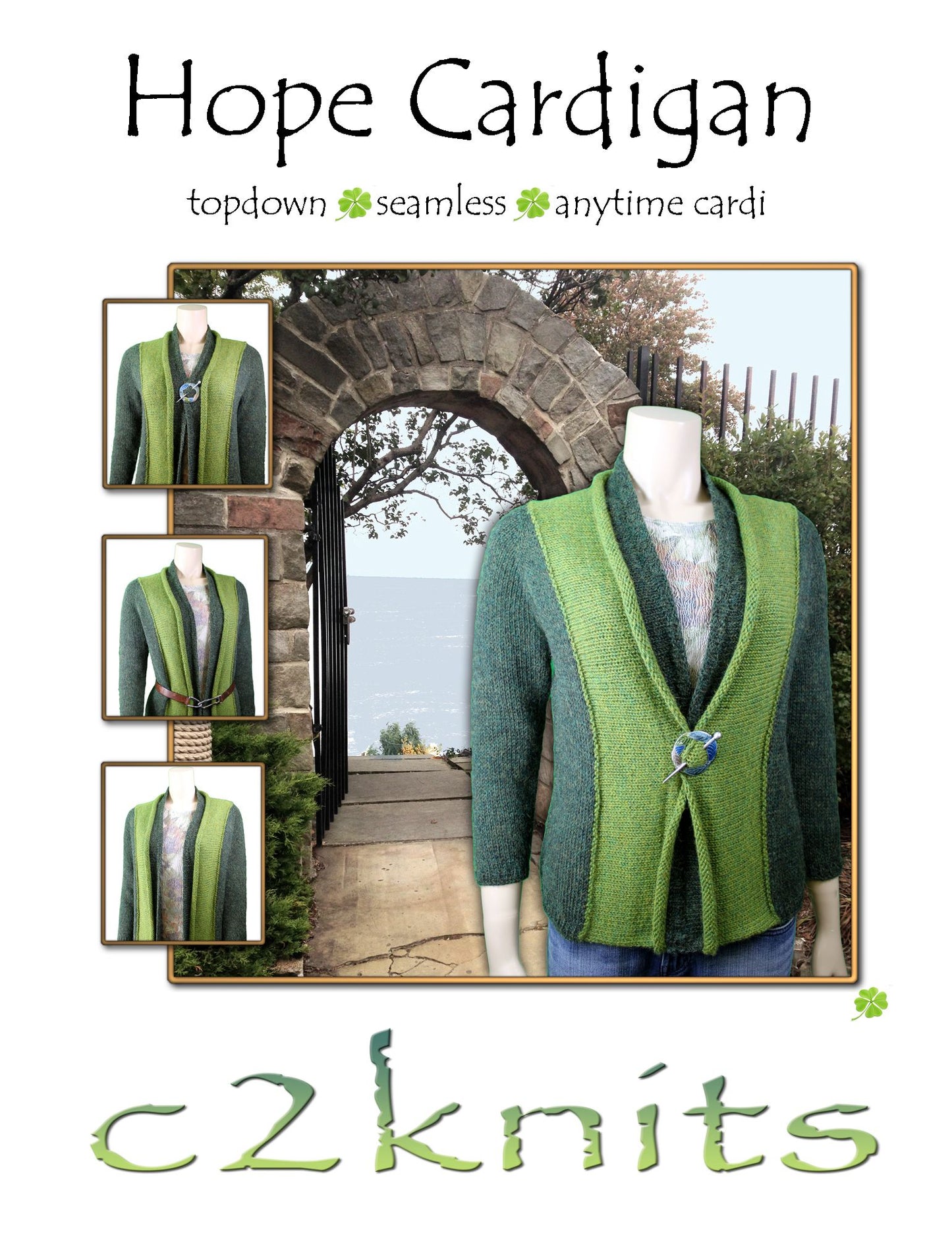 Hope Cardigan (Single Knitting Pattern)