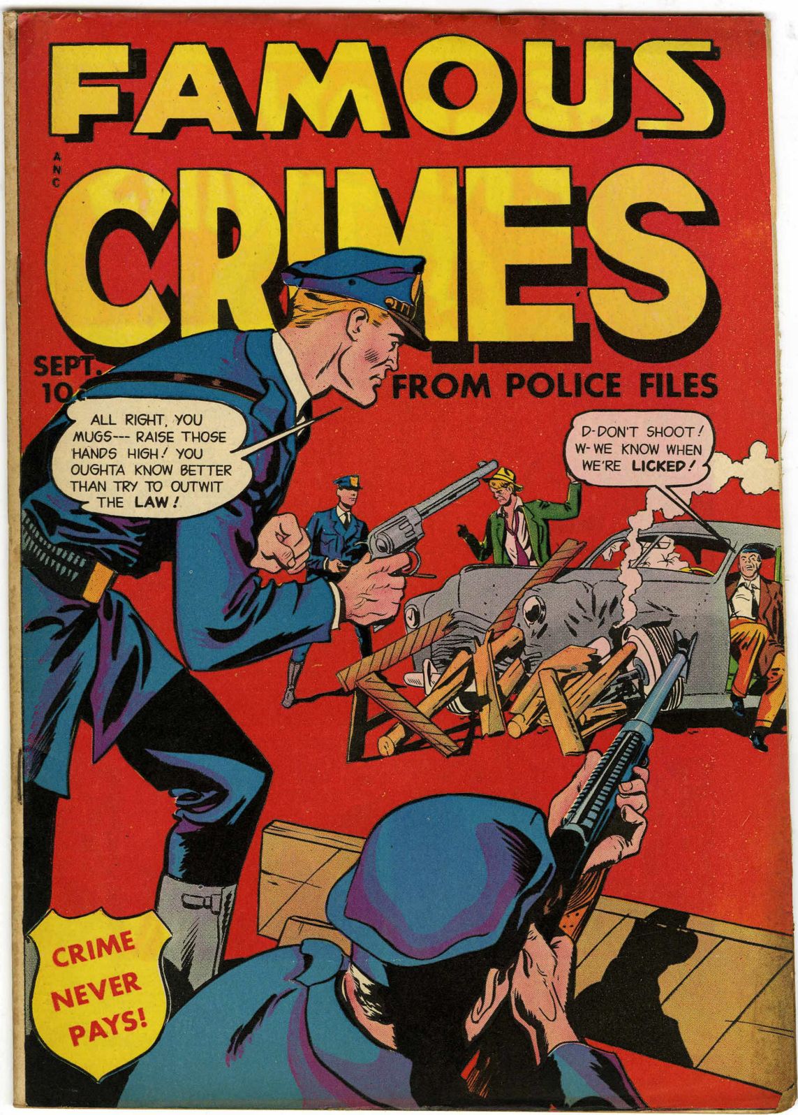 Famous Crimes Number 13 Crime Comic Book