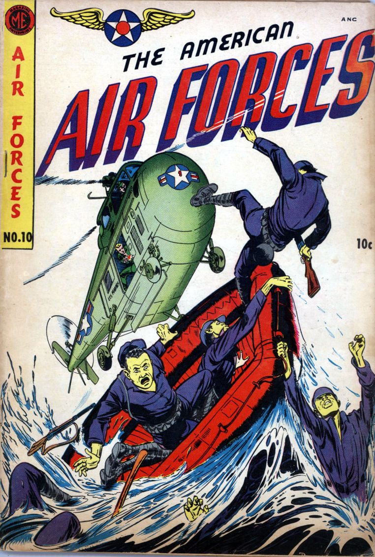 The American Air Forces Number 10 War Comic Book