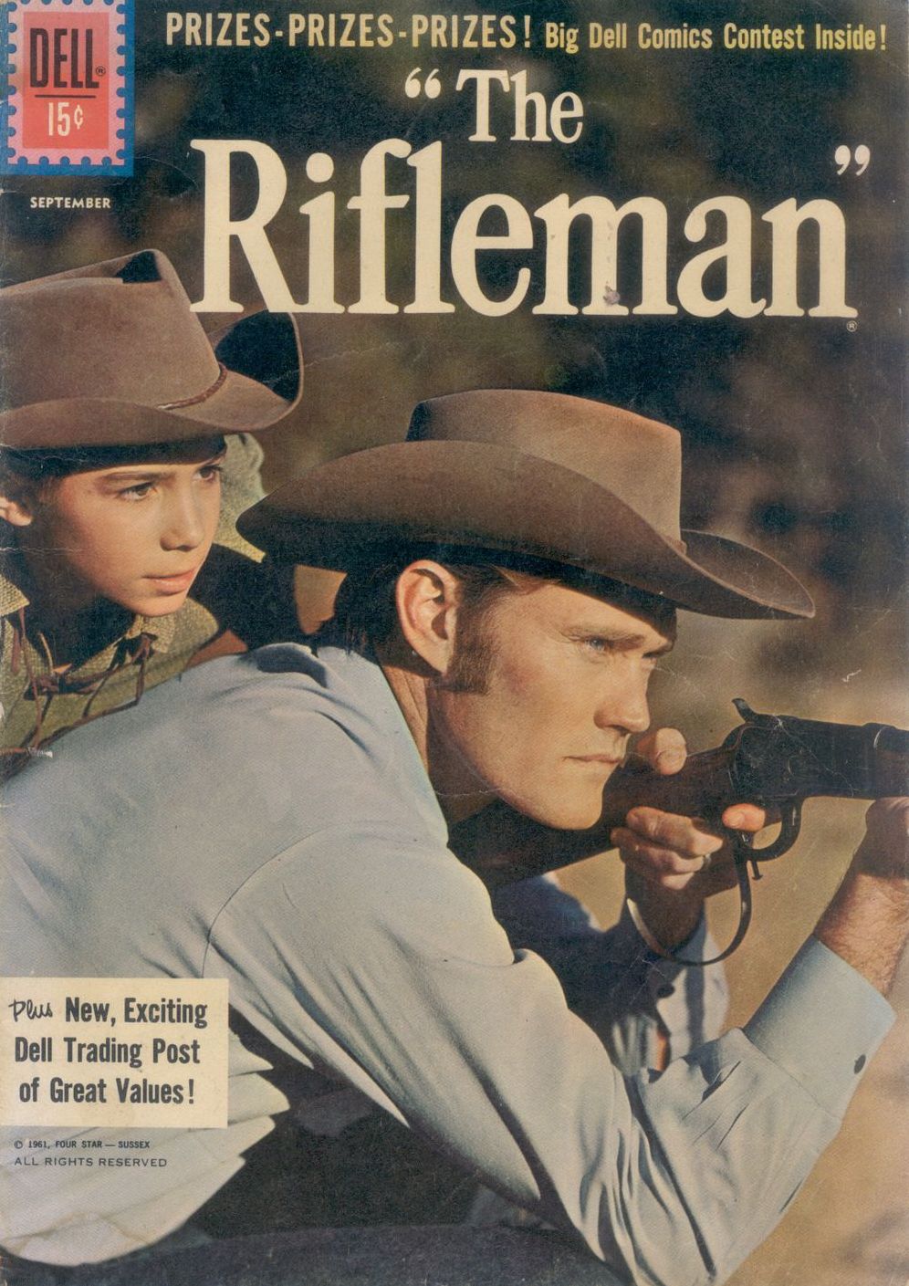 The Rifleman Number 8 Western Comic Book