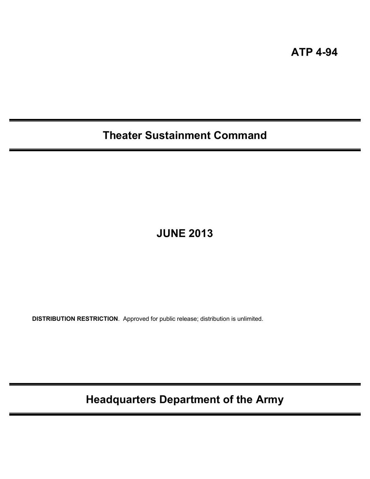 Theater Sustainment Command