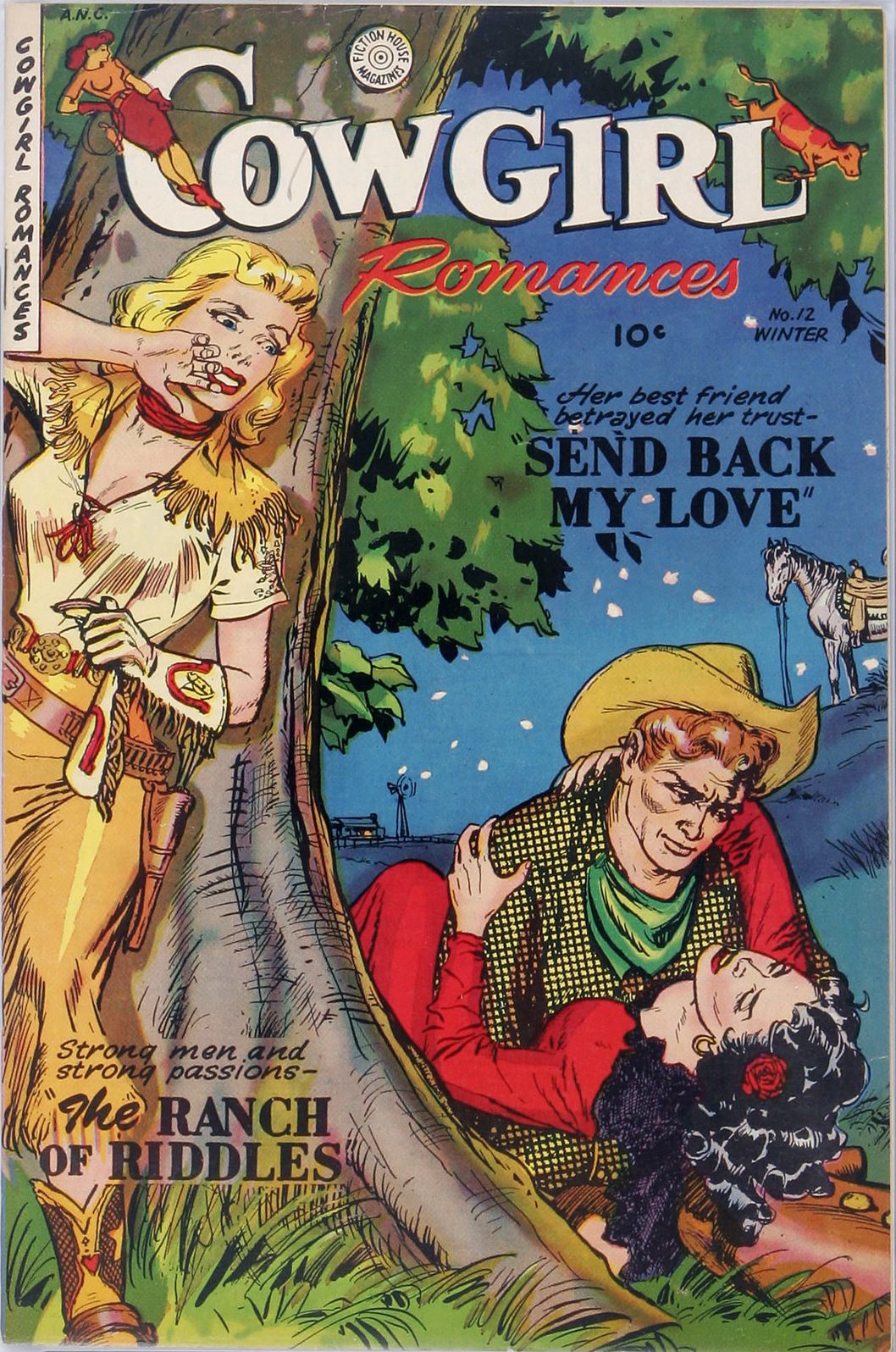 Cowgirl Romances Number 12 Love Romance Comic Book