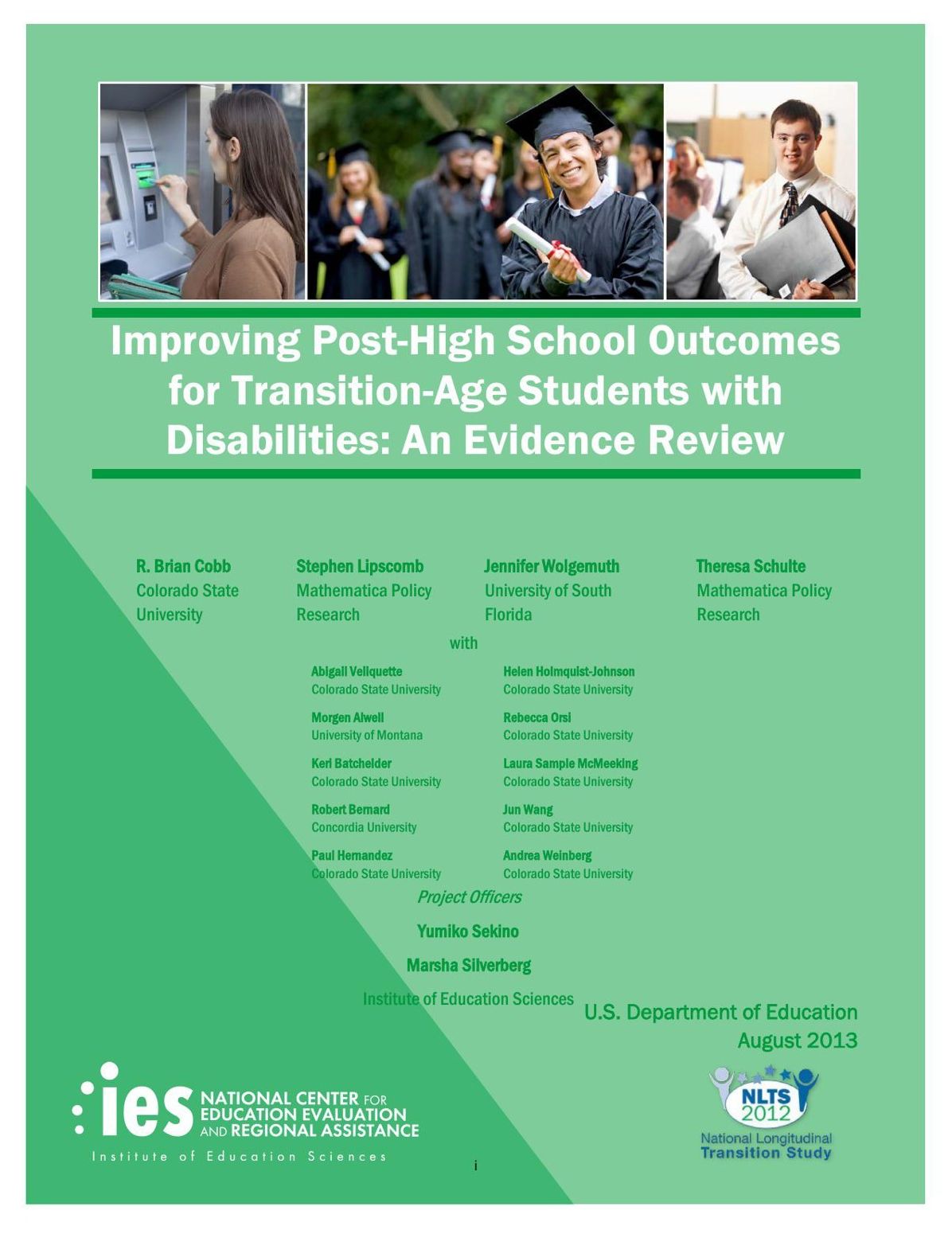 Improving Post-High School Outcomes for Transition-Age Students with Disabilities: An Evidence Review