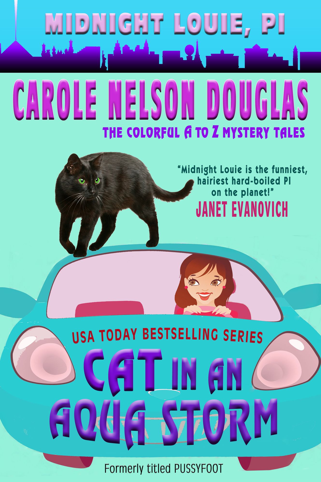 Cat in an Aqua Storm (Midnight Louie Series #2)