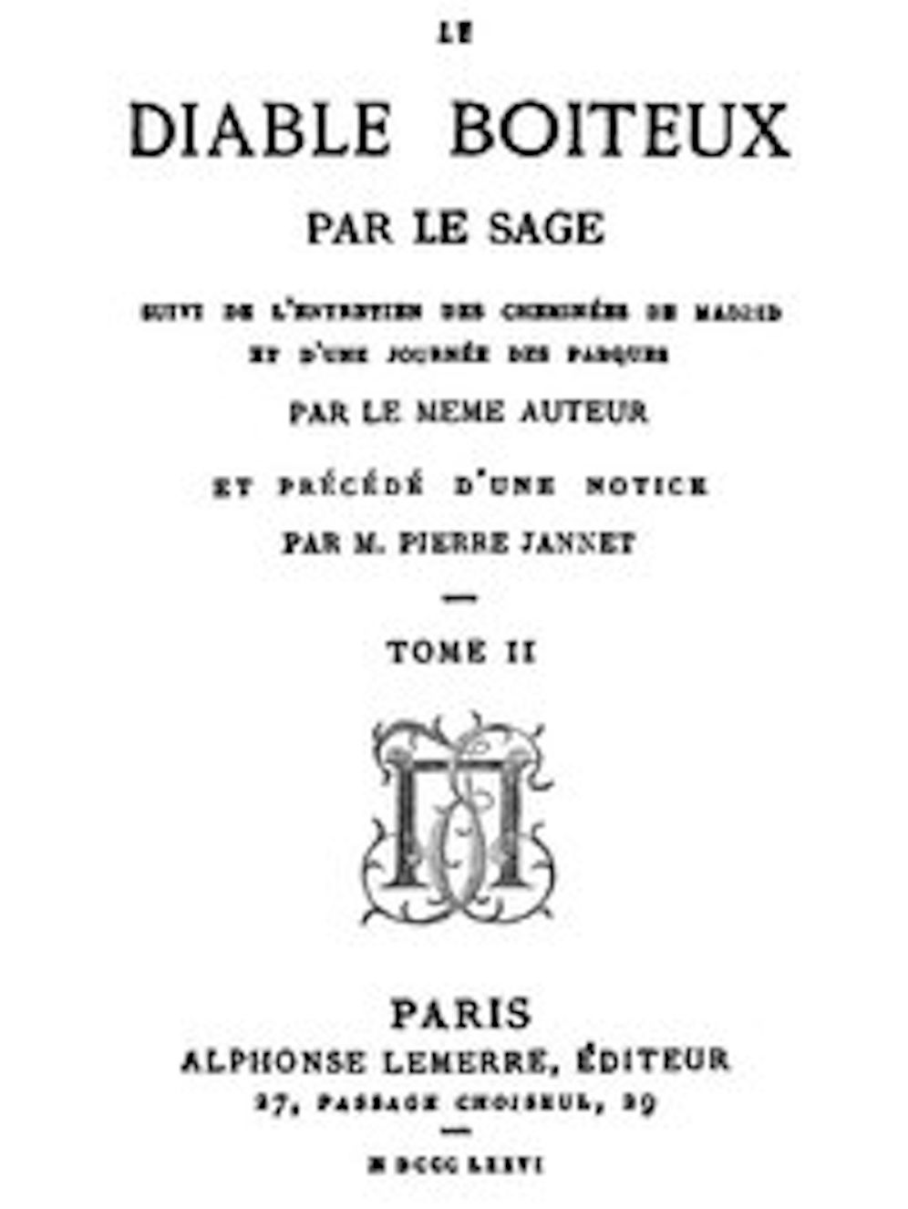 Le diable boiteux, tome II (Illustrated)