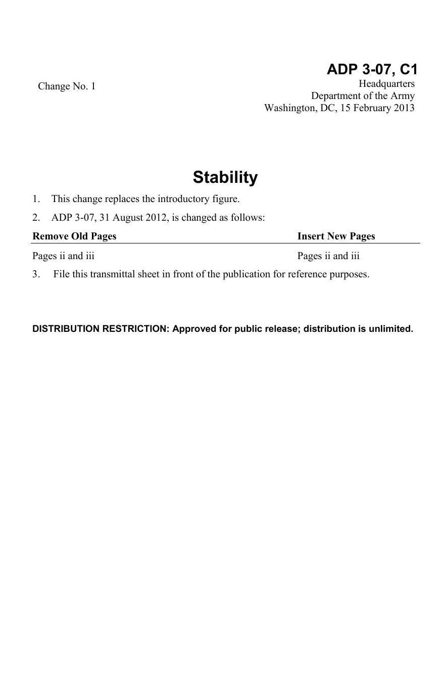 Stability