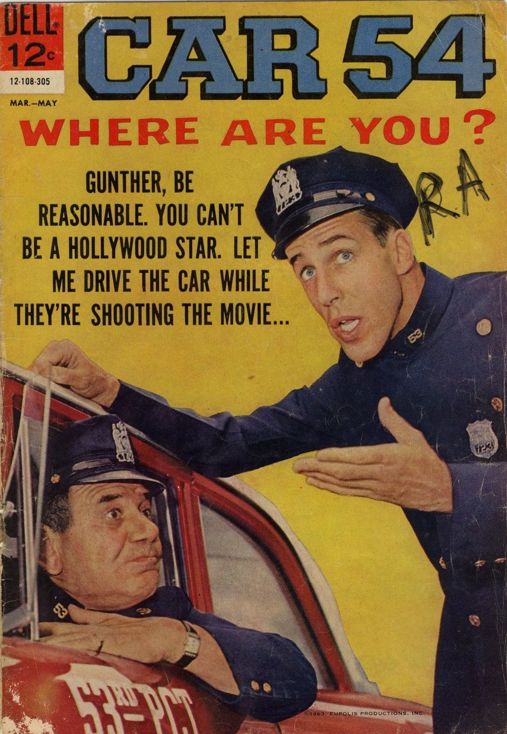 Car 54 Where Are You? Number 5 TV Comic Book
