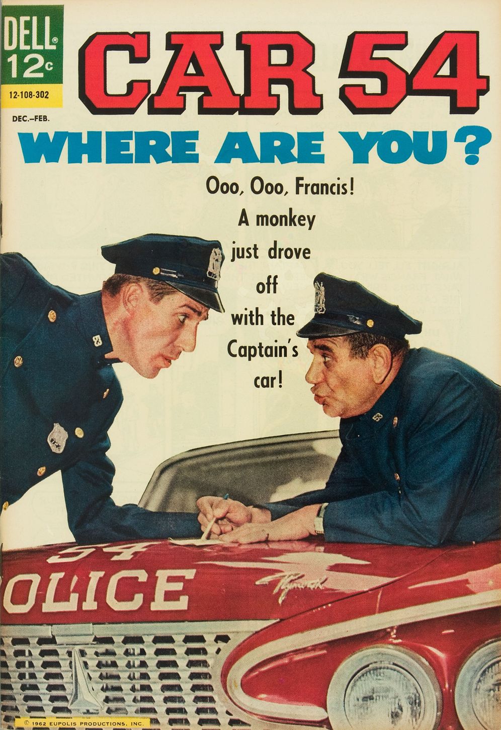 Car 54 Where Are You? Number 4 TV Comic Book