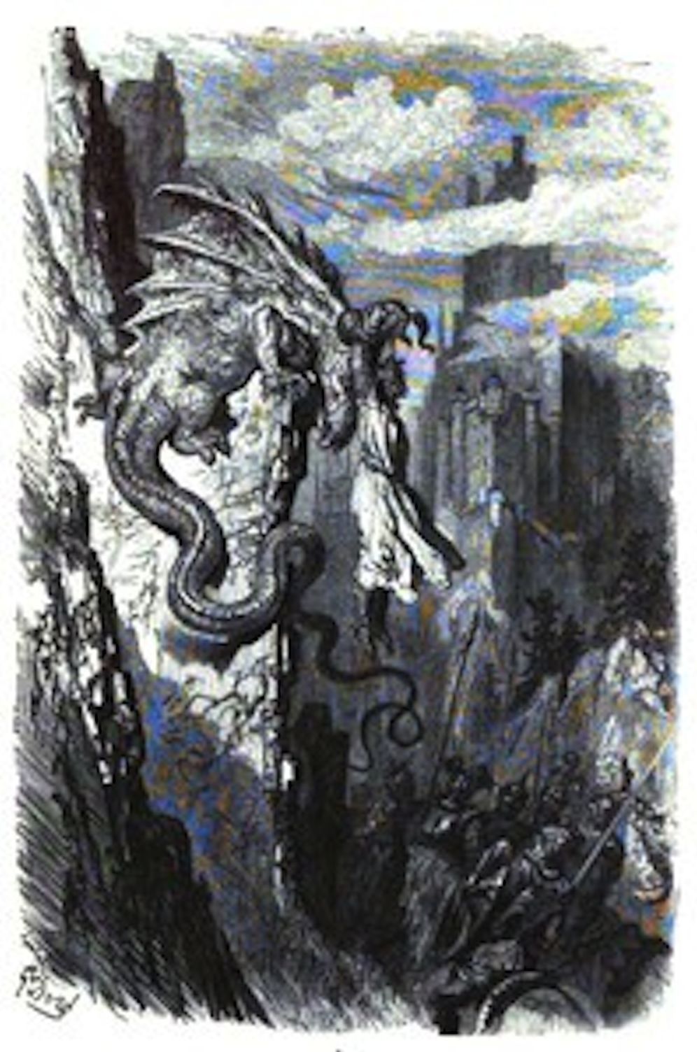 Jaufry the Knight and the Fair Brunissende (Illustrated)