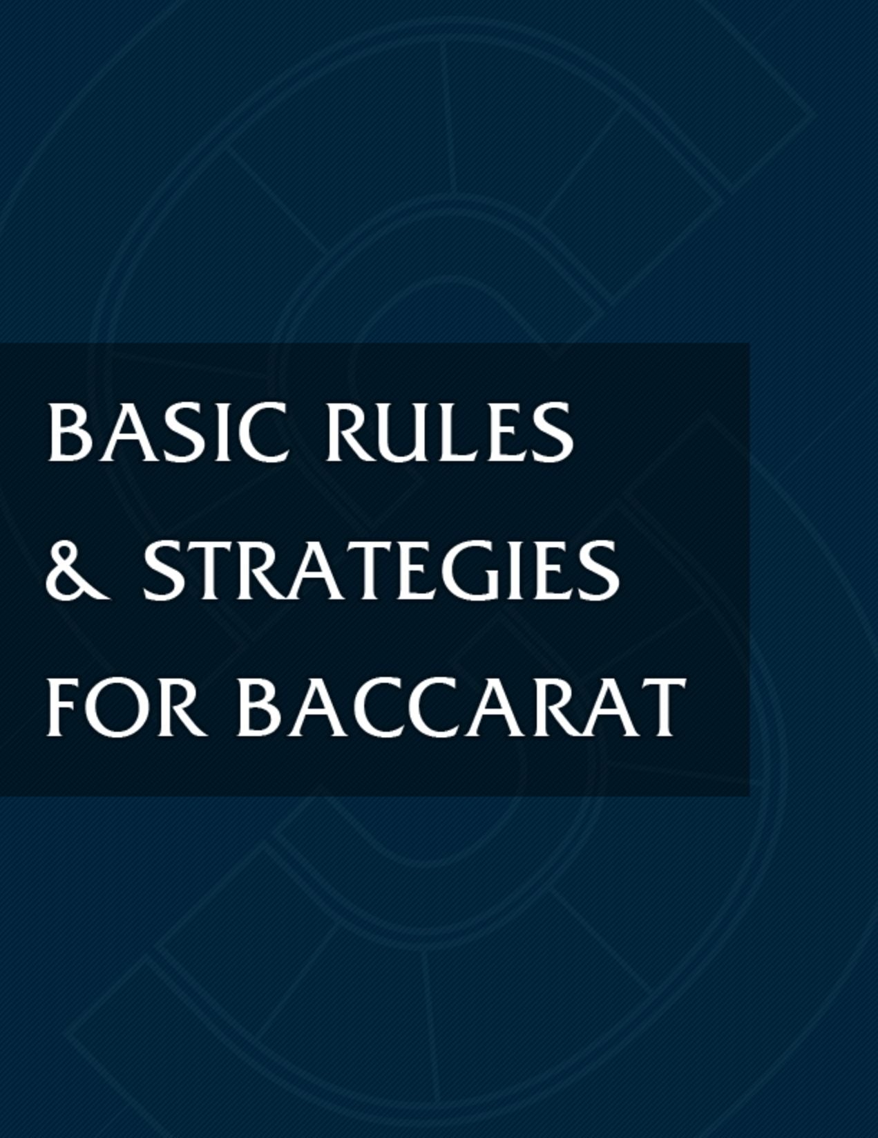 Best Seller Rules of Baccarat ( game, play, online game, gaming jone, play station, play )