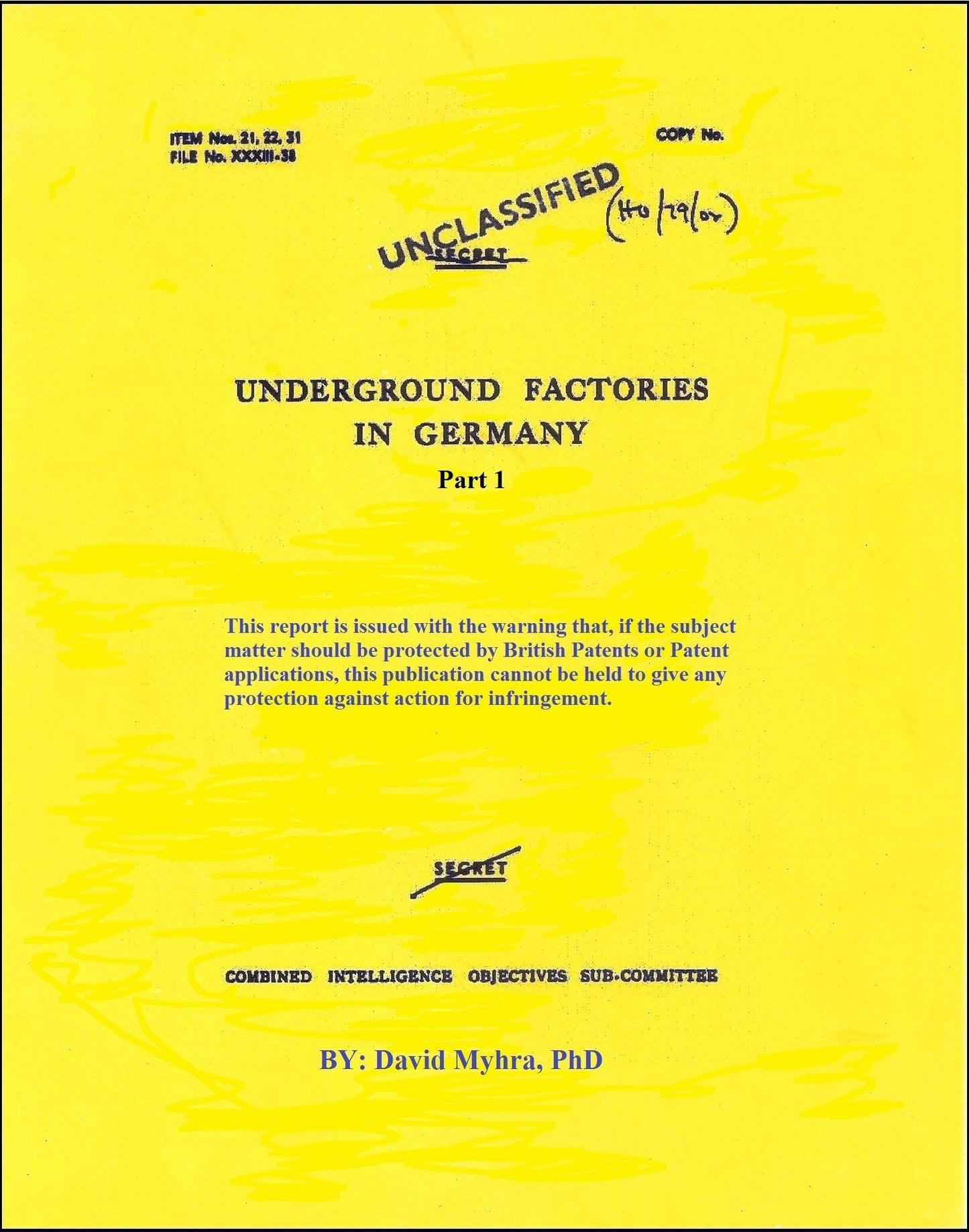 Underground Factories in Germany Part 1