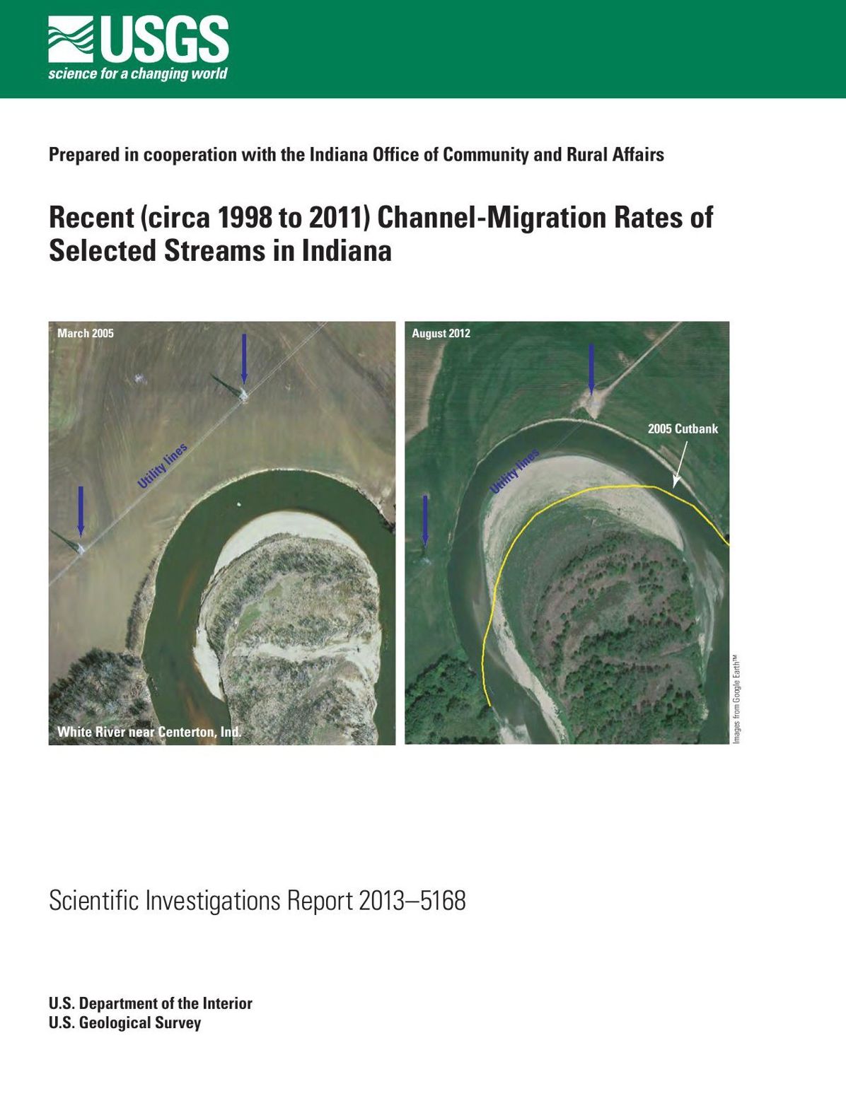 Recent Channel-Migration Rates of Selected Streams in Indiana (1998-2011)