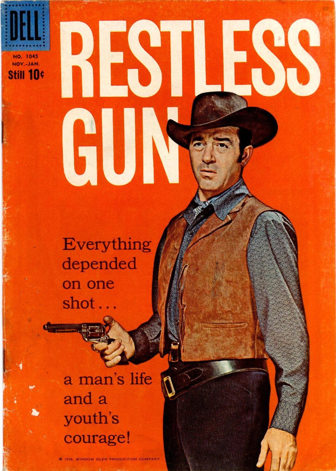 Restless Gun Number 1045 Western Comic Book